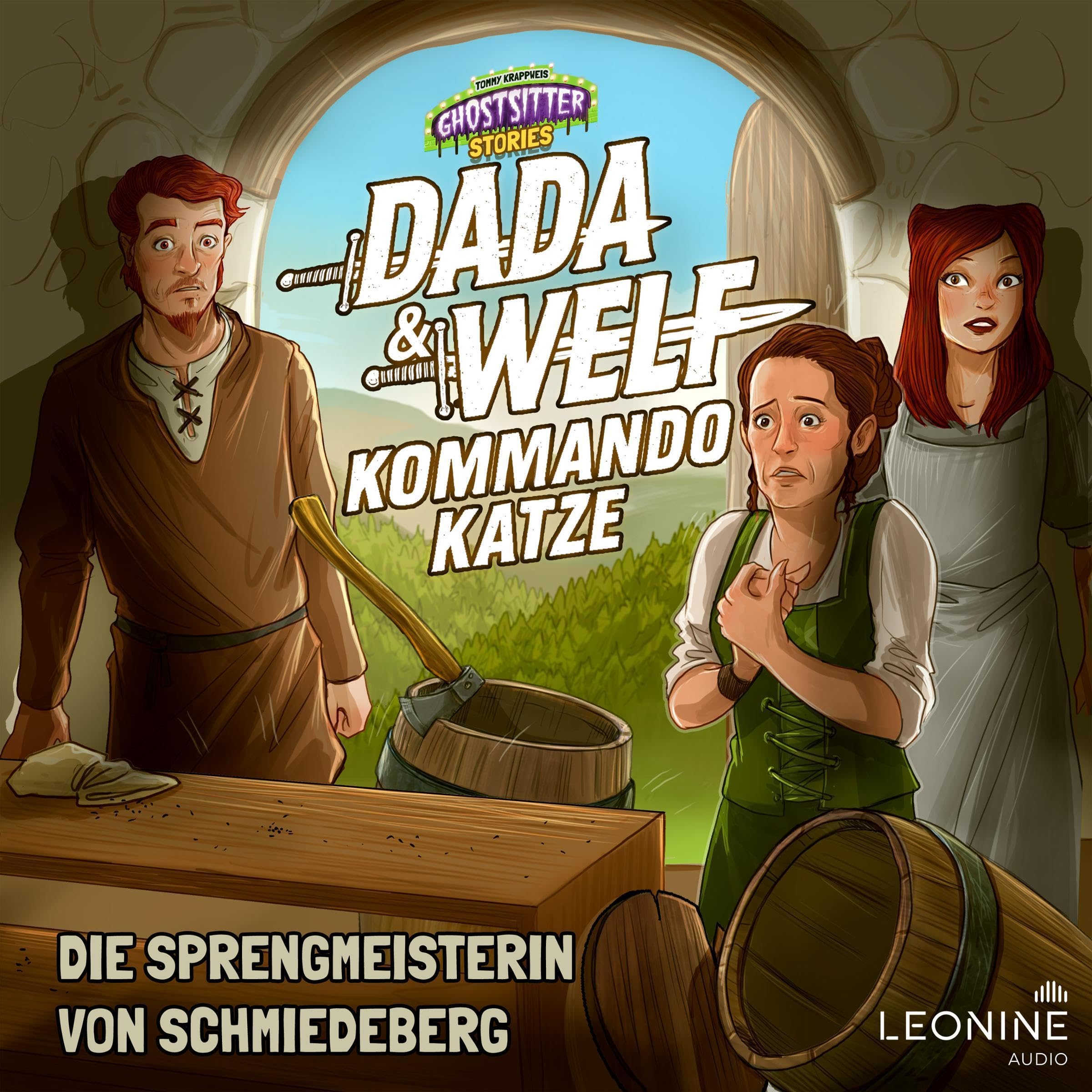 Cover art for Dada & Welf - Kommando Katze. Folge 07: Die Sprengmeisterin von Schmiedeberg