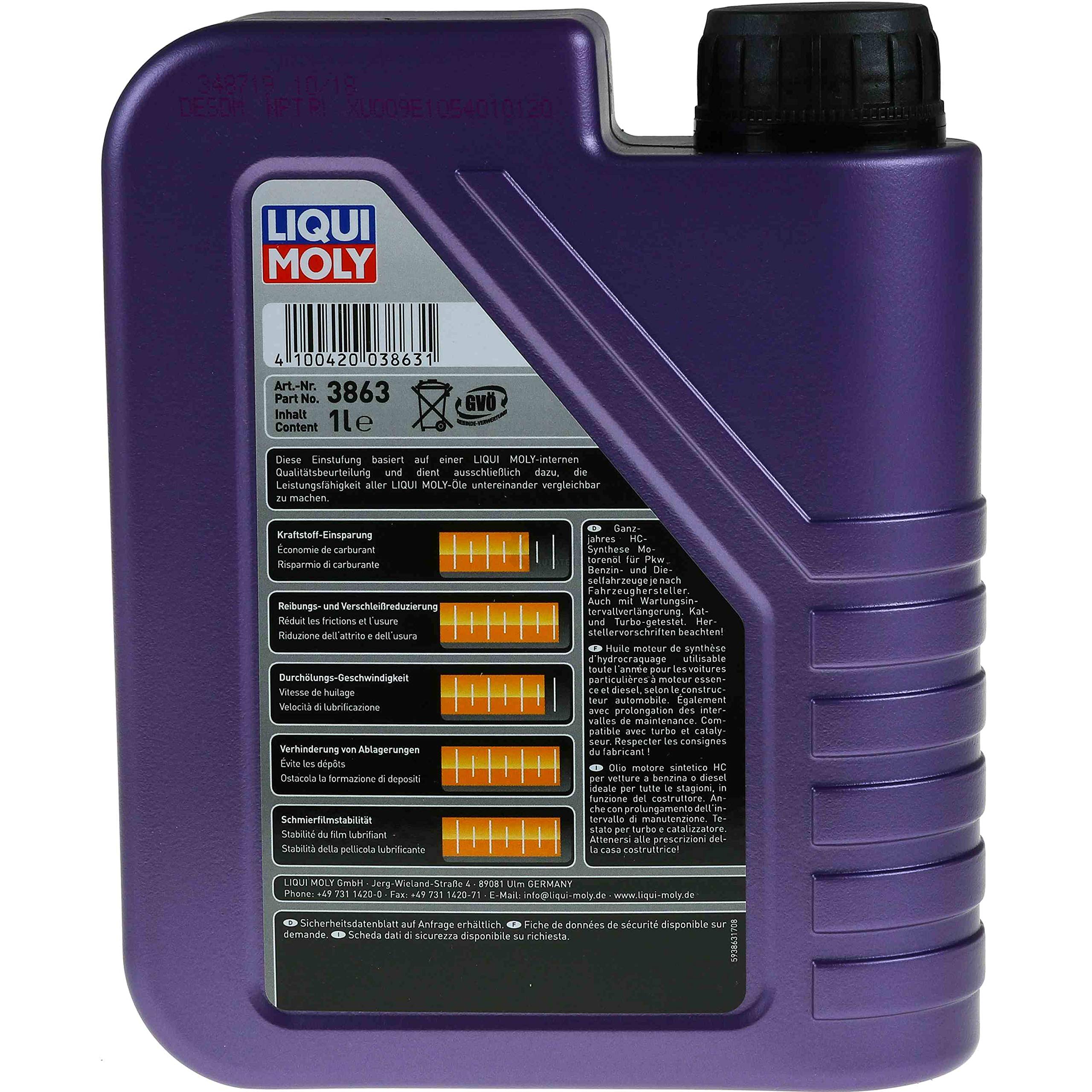 Kit d'inspection 8 l LM LL High Tech 5W-40 + filtre à air MANN