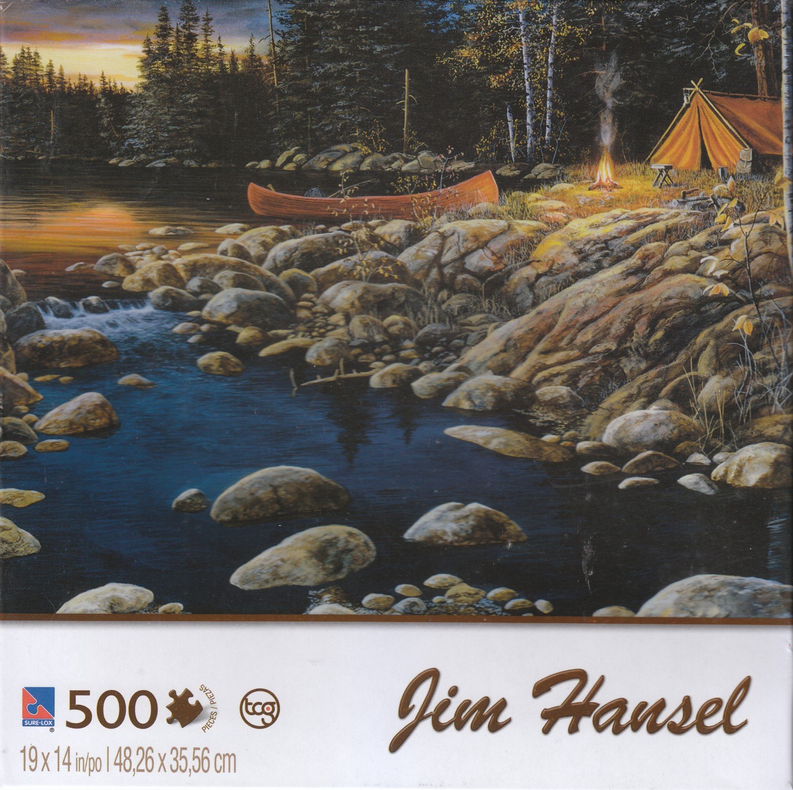 Jim Hansel 500 Piece Puzzle (Head Waters)