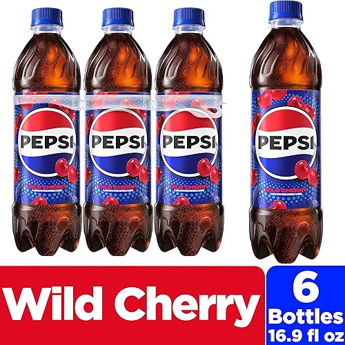 Miniatura 3 de Pepsi, Cereza silvestre, 16.9 onzas líquidas (paquete de 6)