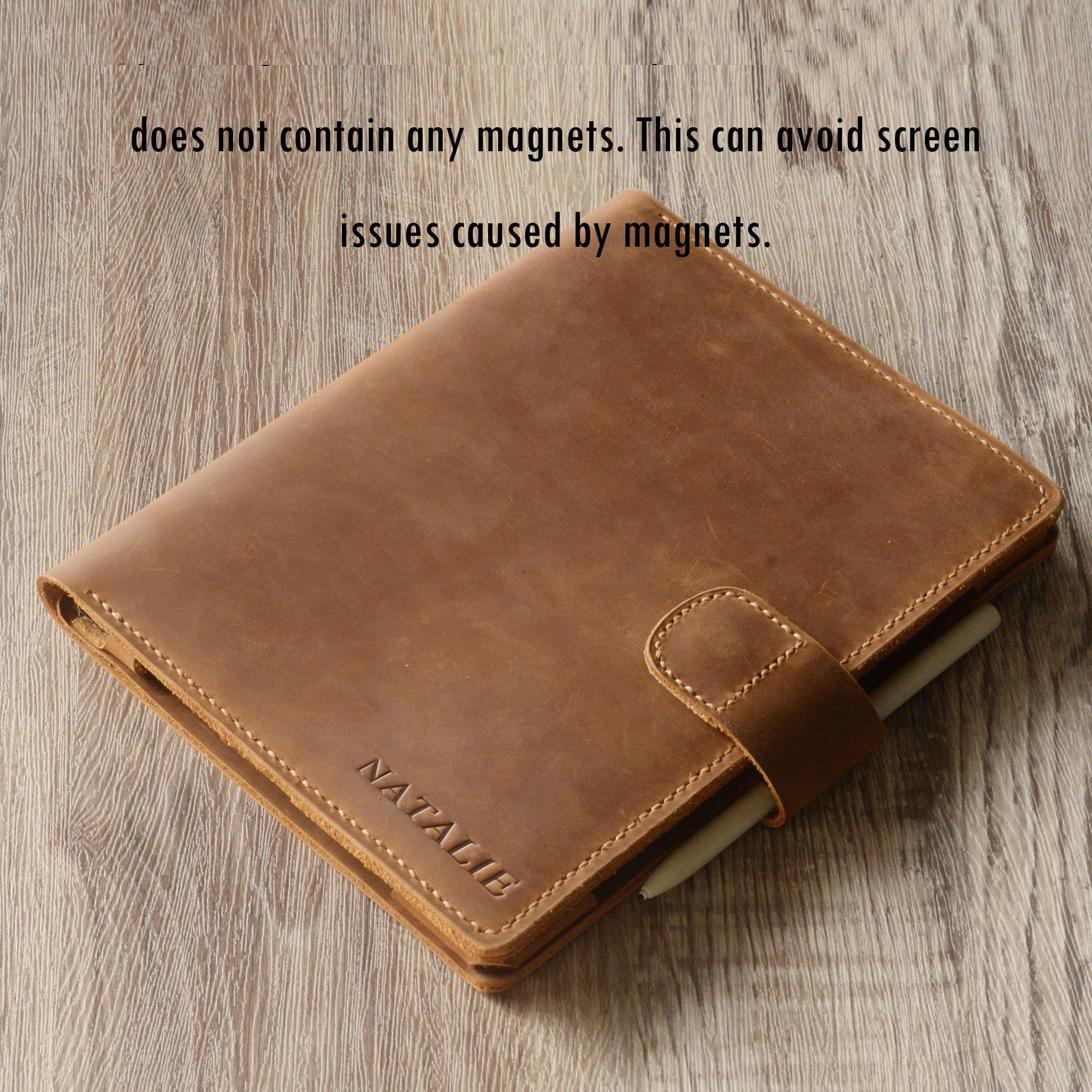 Amazon.com: Personalized Leather Folio for reMarkable 2 with Pen