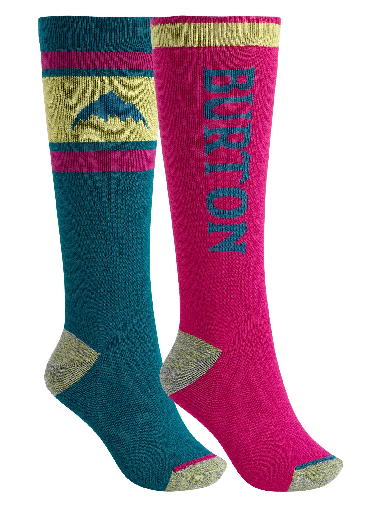Burton Women's Weekend Midweight Ski/Snowboard Sock 2-Pack