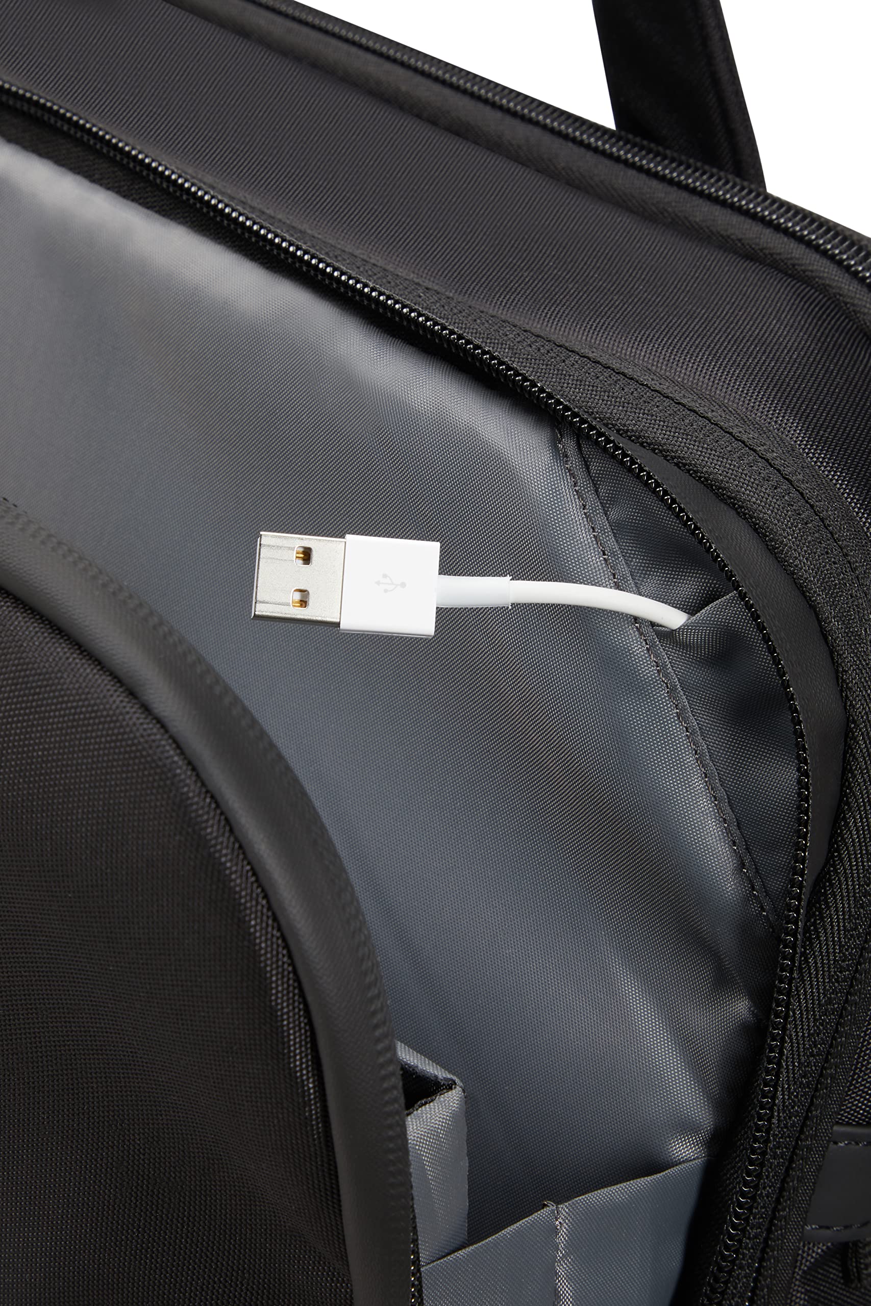 Samsonite Litepoint - borsa per laptop espandibile 15,6 pollici, 40,5 cm, 17,5/22 L, nero (nero)