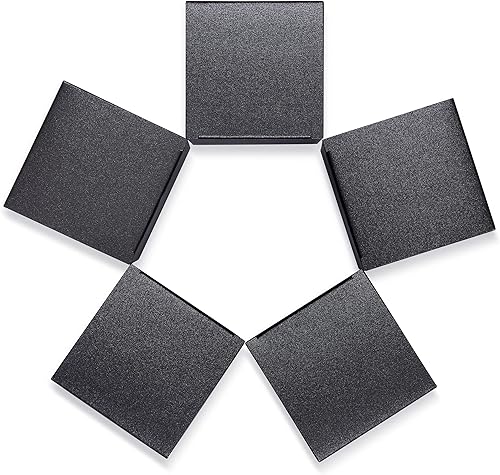 Quotidian Cajas de regalo de papel con purpurina de lujo de 4 x 4 x 4 pulgadas para envolver regalos, galletas, panadería, dulces, chocolate,