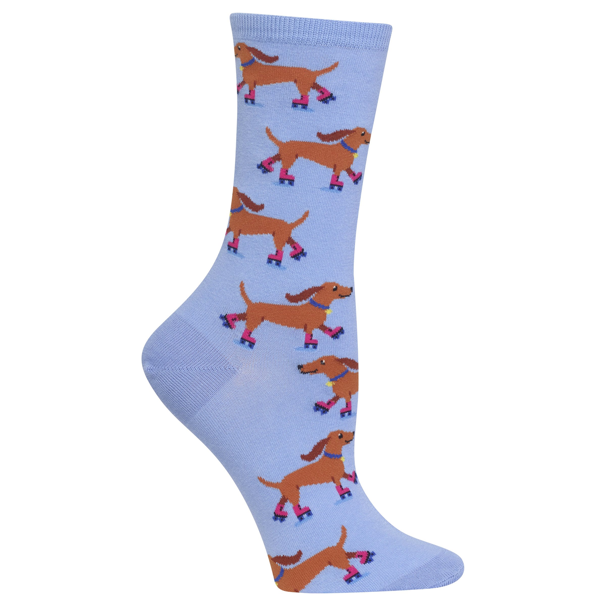 Hot Sox Women's Fun Dog Lovers Crew Socks - 1 Pair Pack - Cool &amp; Cute Wordplay Novelty Fashion Gifts