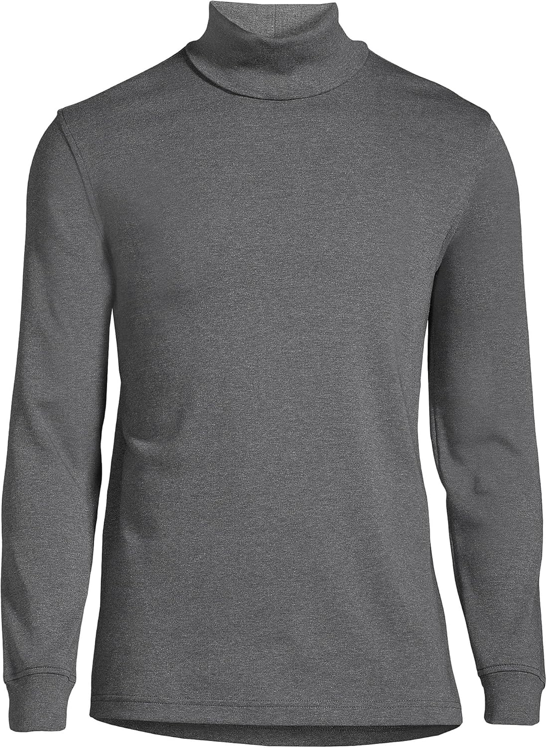 Lands' End Men's American-Grown Supima Cotton Turtleneck Shirt - Image 3