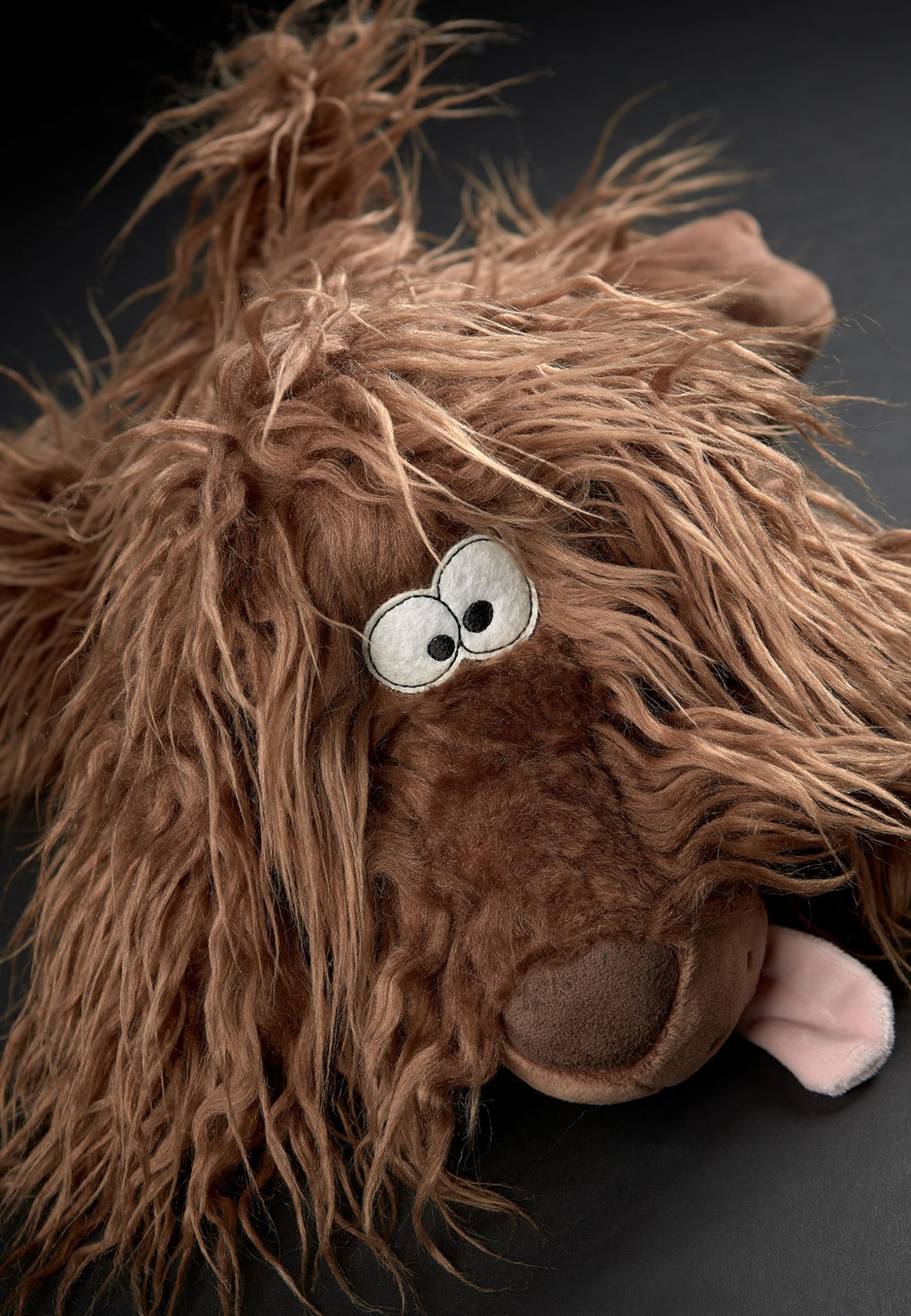 Sigikid Zottle Lottle, BeastsTown, peluche da collezione, regalare, giocare, coccolare, consigliato per bambini e adulti dai 3 ai 99 anni, poliestere, marrone/cane, 30 x 14 x 17 cm