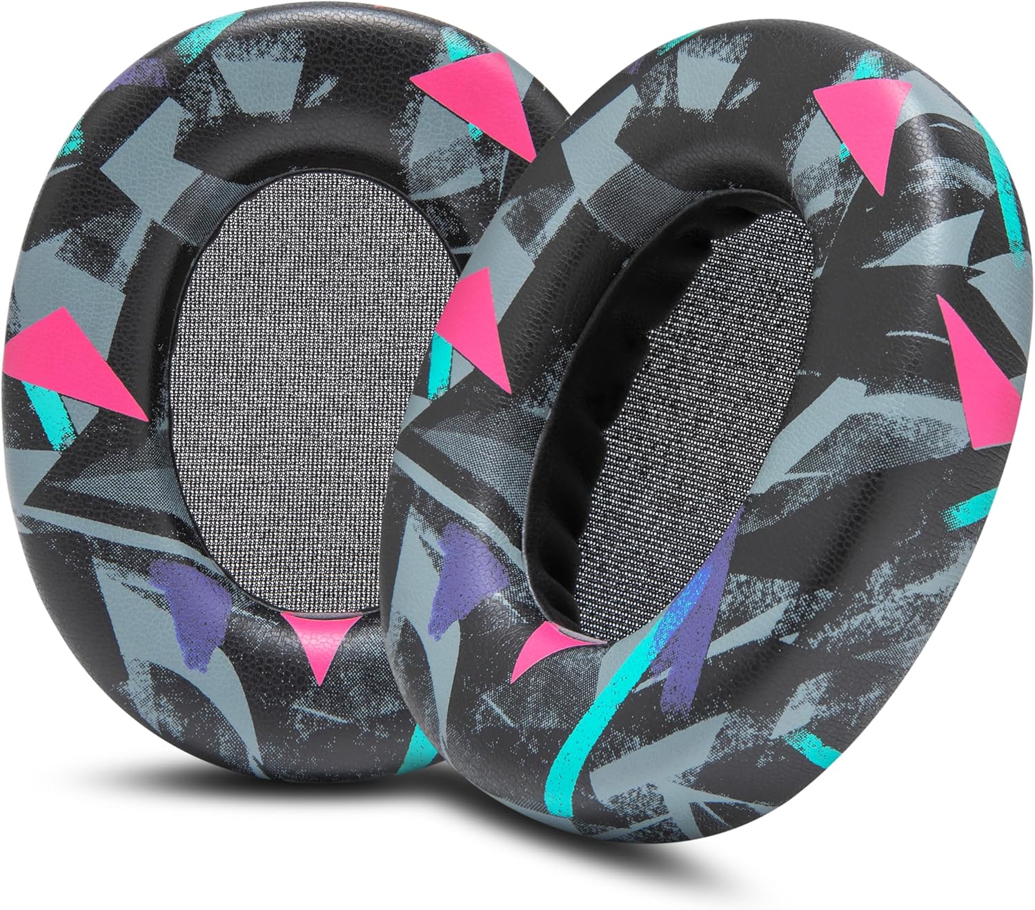 WC PadZ Crusher ANC 2 - Premium Replacement Earpads for Skullcandy Crusher ANC 2 Over-Ear Headphones by Wicked Cushions | Enhanced Comfort & Sound Isolation | 90's Black
