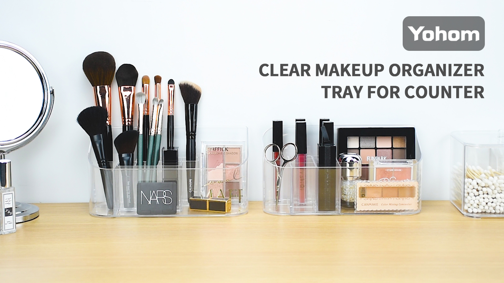 Koomuao Boîte De Rangement Multifonctionnelle, Organisateur Maquillage