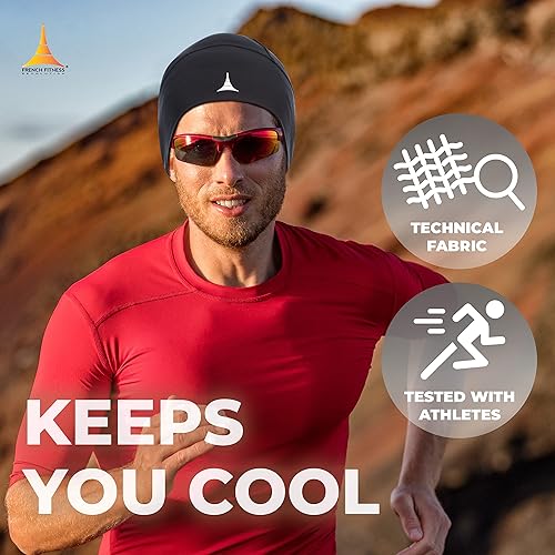 Miniatura 3 de Forro para casco, gorro para el cráneo que disipa el sudor Disipa la humedad con máximo rendimiento. Gorro que cabe debajo del casco