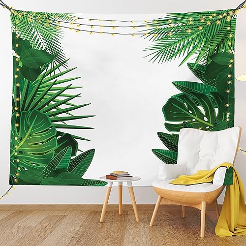 Miniatura 90 de Ambesonne Tapiz gótico, patio con hiedra encantada en la puerta antigua al bosque, colgante de pared ancho para dormitorio, sala de estar, 2-Verde