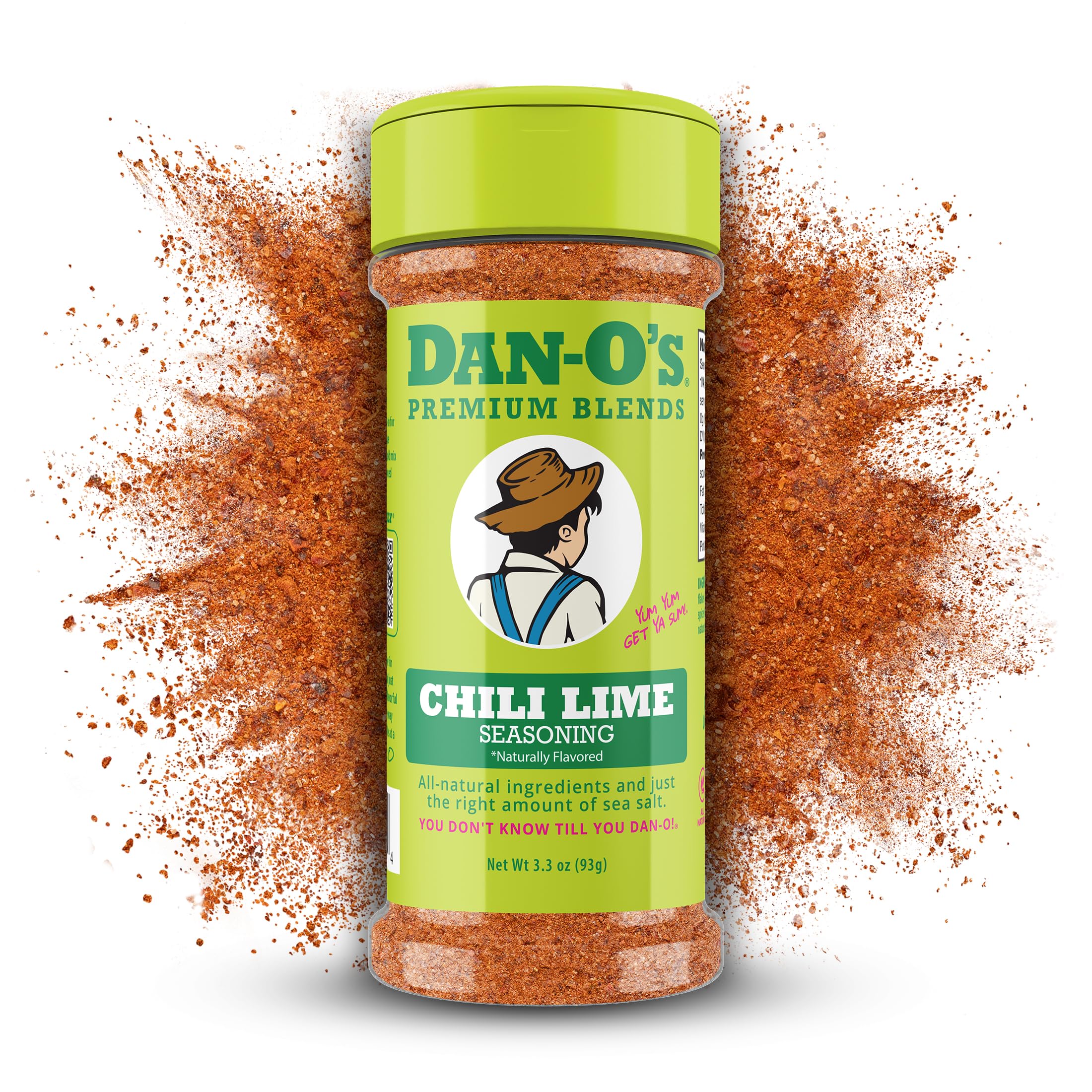 Dan-O's Small Chili Lime Seasoning-1 pack (3.3 oz)