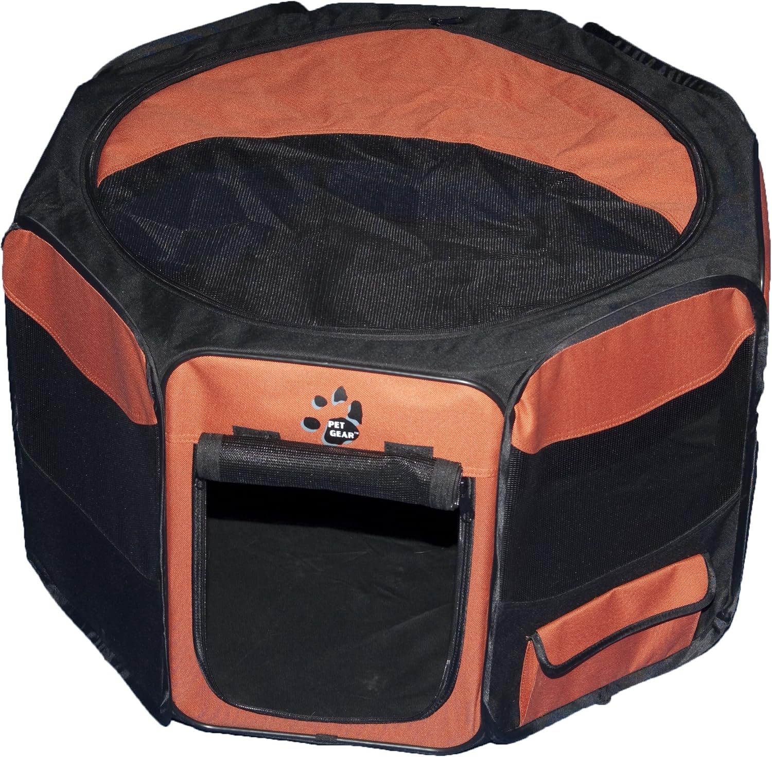 Pet Gear Travel Lite Octagon Pet Pen with Removable Top for Cat and Dog up to 90-Pound, 46-Inch, Copper