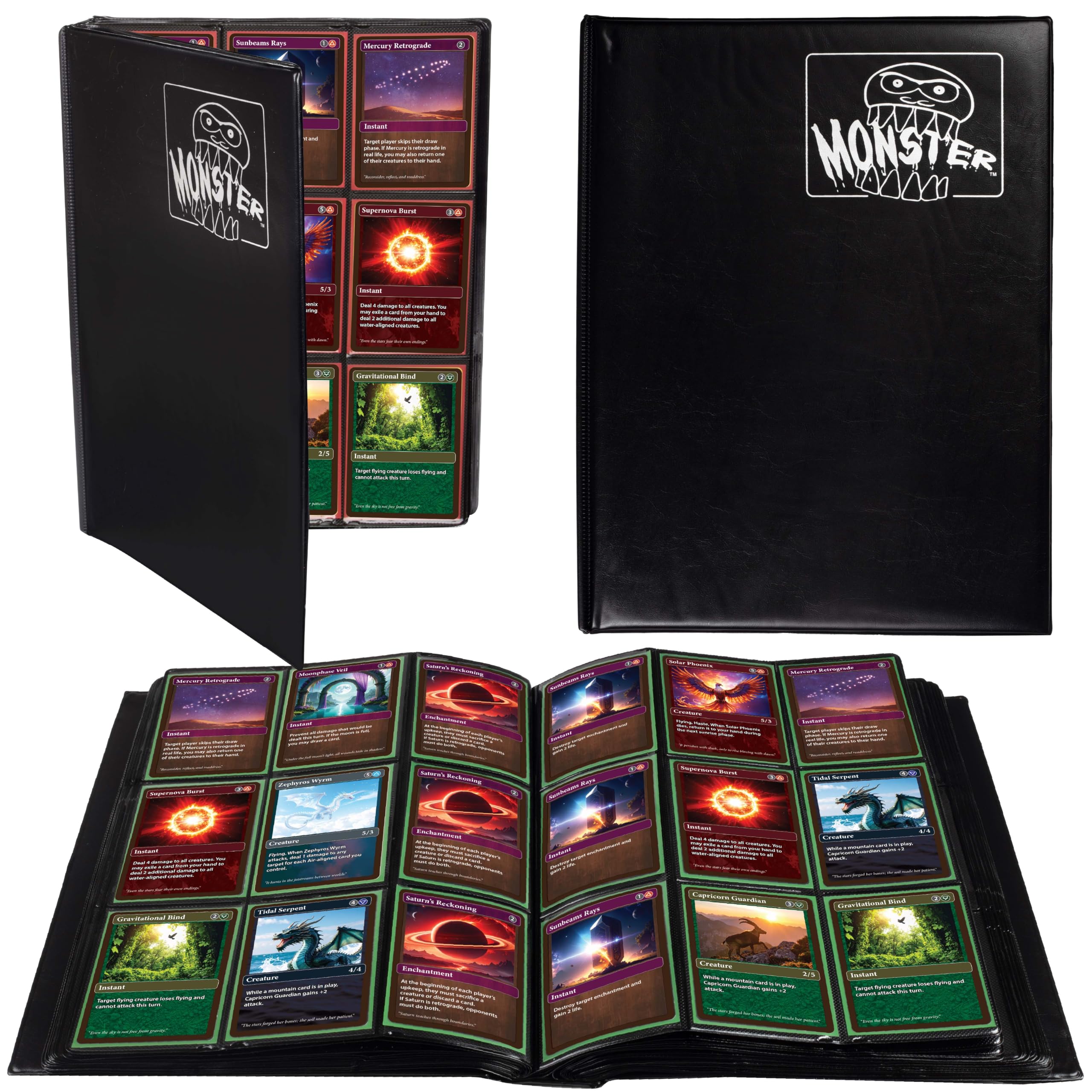 Mega Monster Binder Hard Cover XL Size - Twice as Large as a
