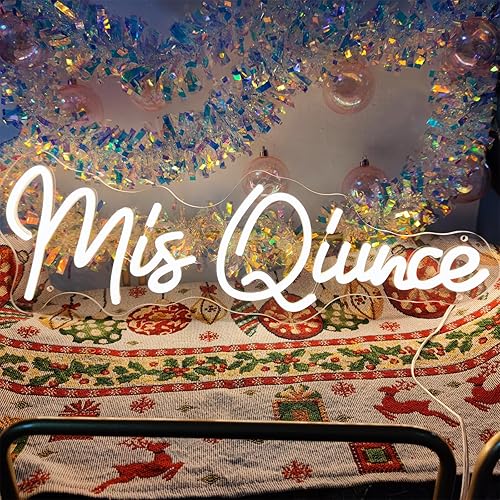 Letrero de neón de membrillo para decoración de pared, letrero de neón de feliz cumpleaños para pared de dormitorio con interruptor regulable para