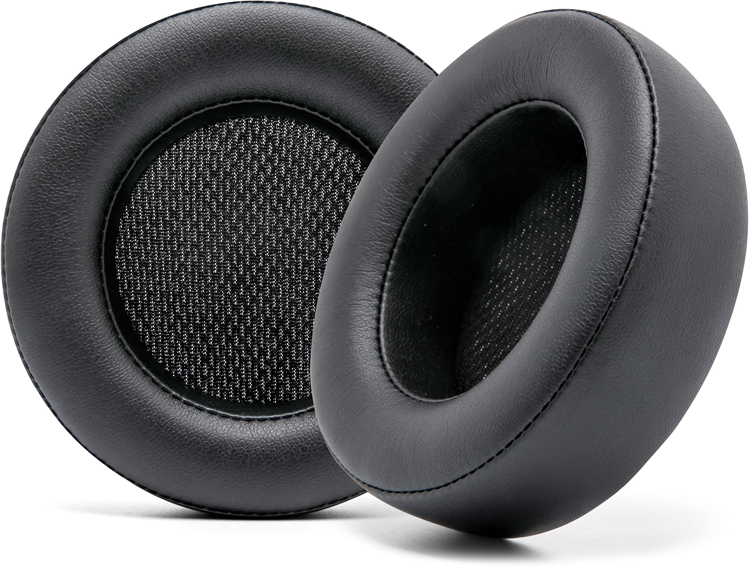 Upgraded Replacement Earpads for Corsair Virtuoso Gaming Headset Made by Wicked Cushions | Improved Durability, Thickness, Softer Leather, and Sound Isolation | Black