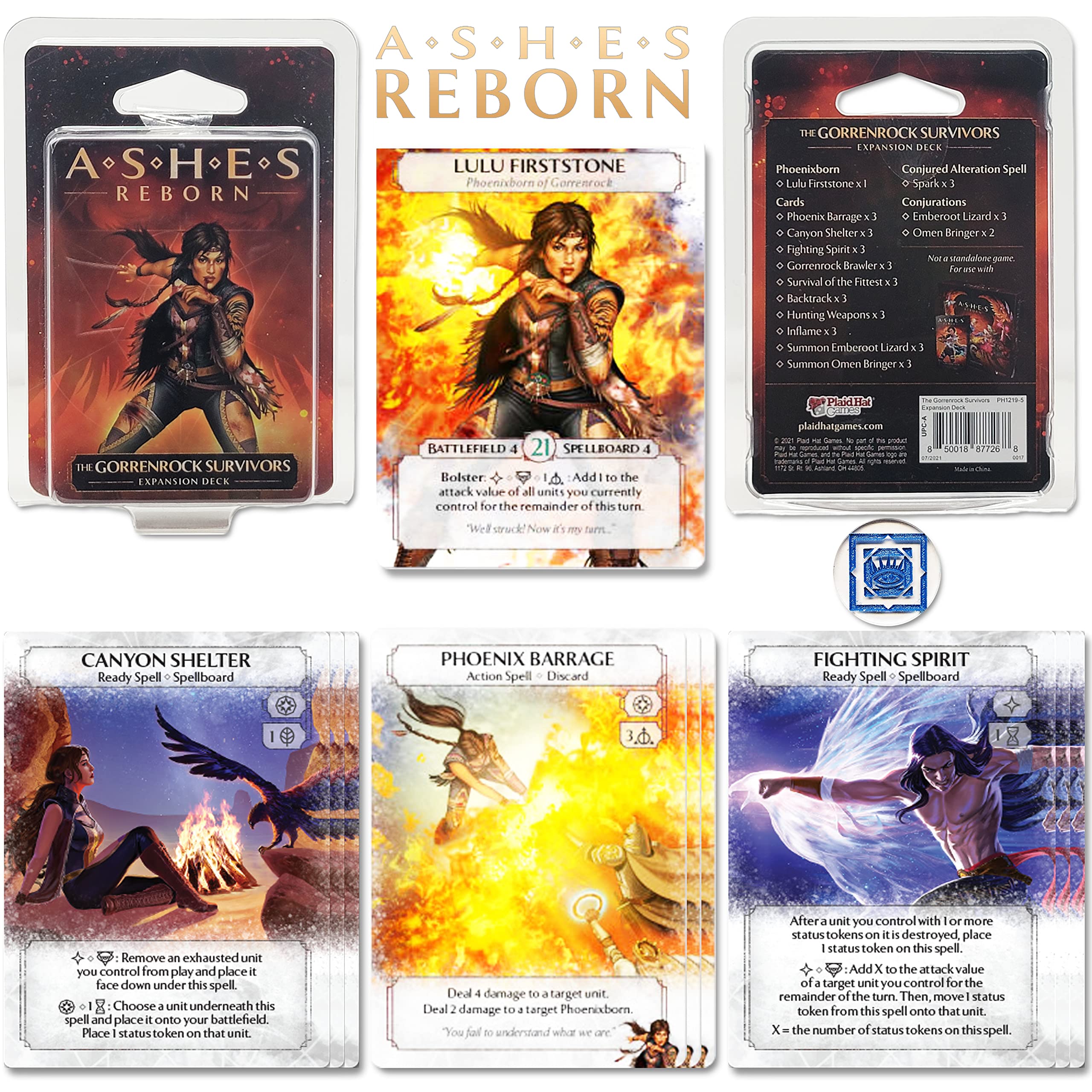 Ashes Reborn The Breaker of Fate Deluxe and Expansions: Artist Dreams,  Messenger Peace, Queen Lightning & Gorrenrock COMPATIBLES with Ashes Reborn  Bundle with Random Color Drawstring Bag Plus Token : Amazon.sg: Toys