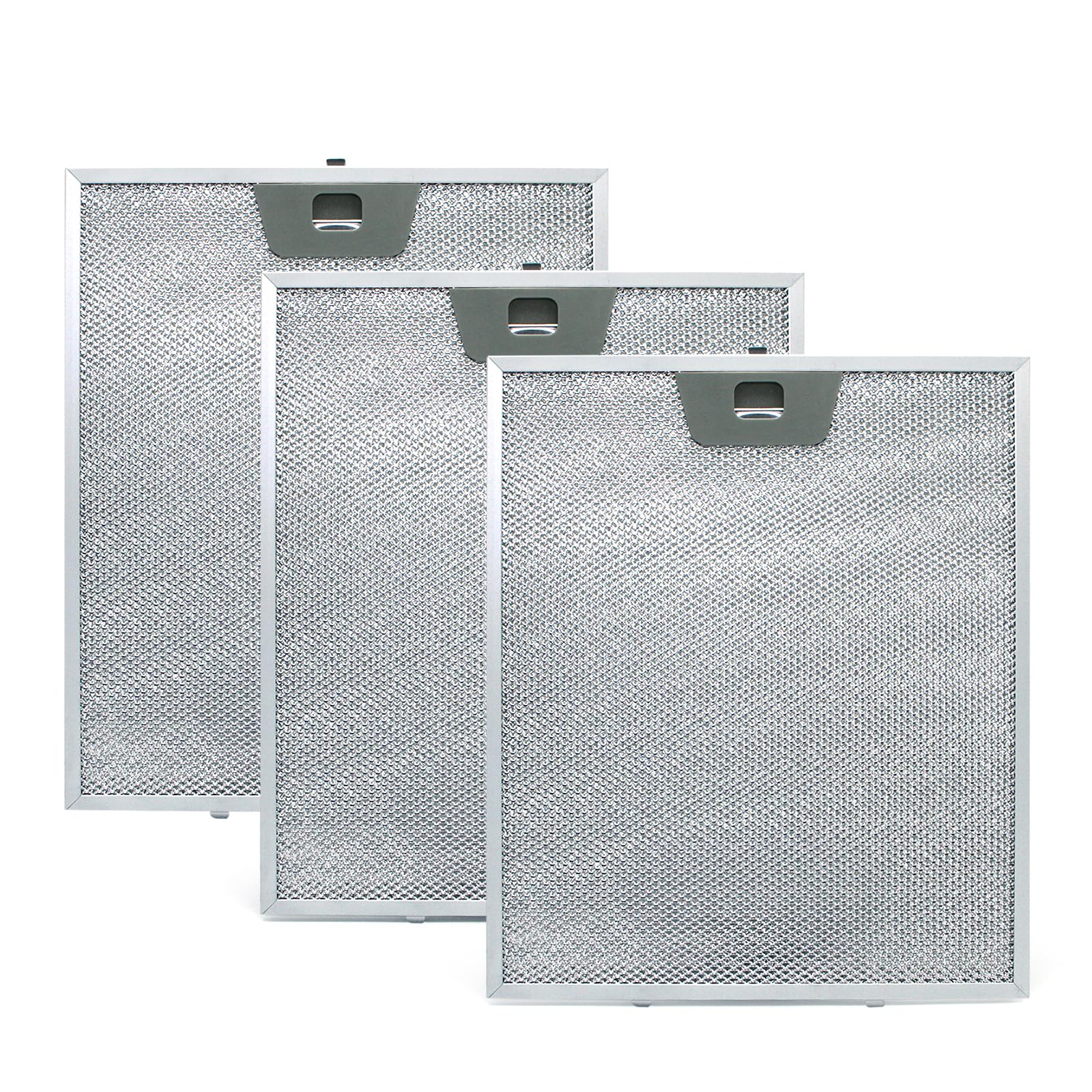 3 filtros de grasa para campana extractora WB02X24871, filtro de grasa compatible con los modelos GE JVW5361EJ1ES, JVW5361EJ2ES, JVW5361SJ1SS, JVW5361FJ1DS, JVW5361BJ1TS
