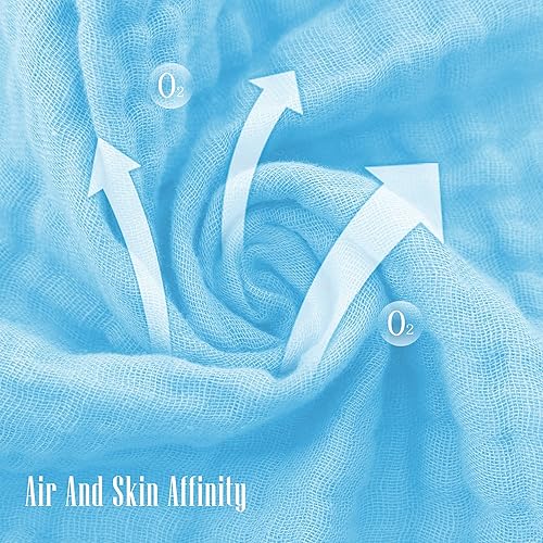 Vista 187 de Cute Castle Paquete de 12 paños de muselina para bebé, 100% algodón, ultra absorbentes, grandes, 20 x 10 pulgadas, trapos súper absorbentes