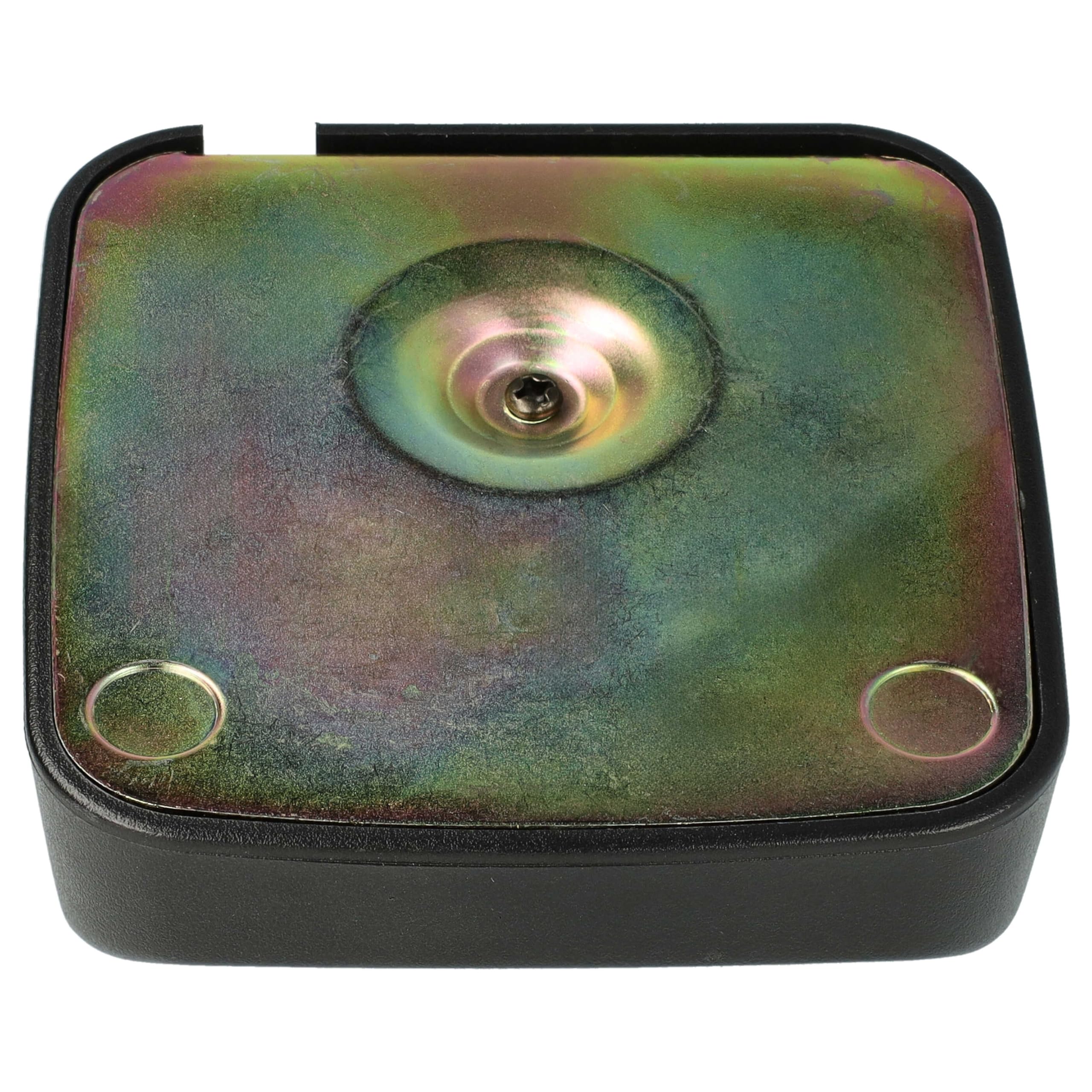 vhbw Cargador Compatible con Icom BP-232H, BP-232, BP-232WP, BP-232N, IC-4011 baterías de Radio - Estación de Carga + Fuente de alimentación, 9 V