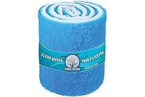 Premium Pond Filter Mat - Reusable Koi Filter Media for Crystal Clear Fish Ponds