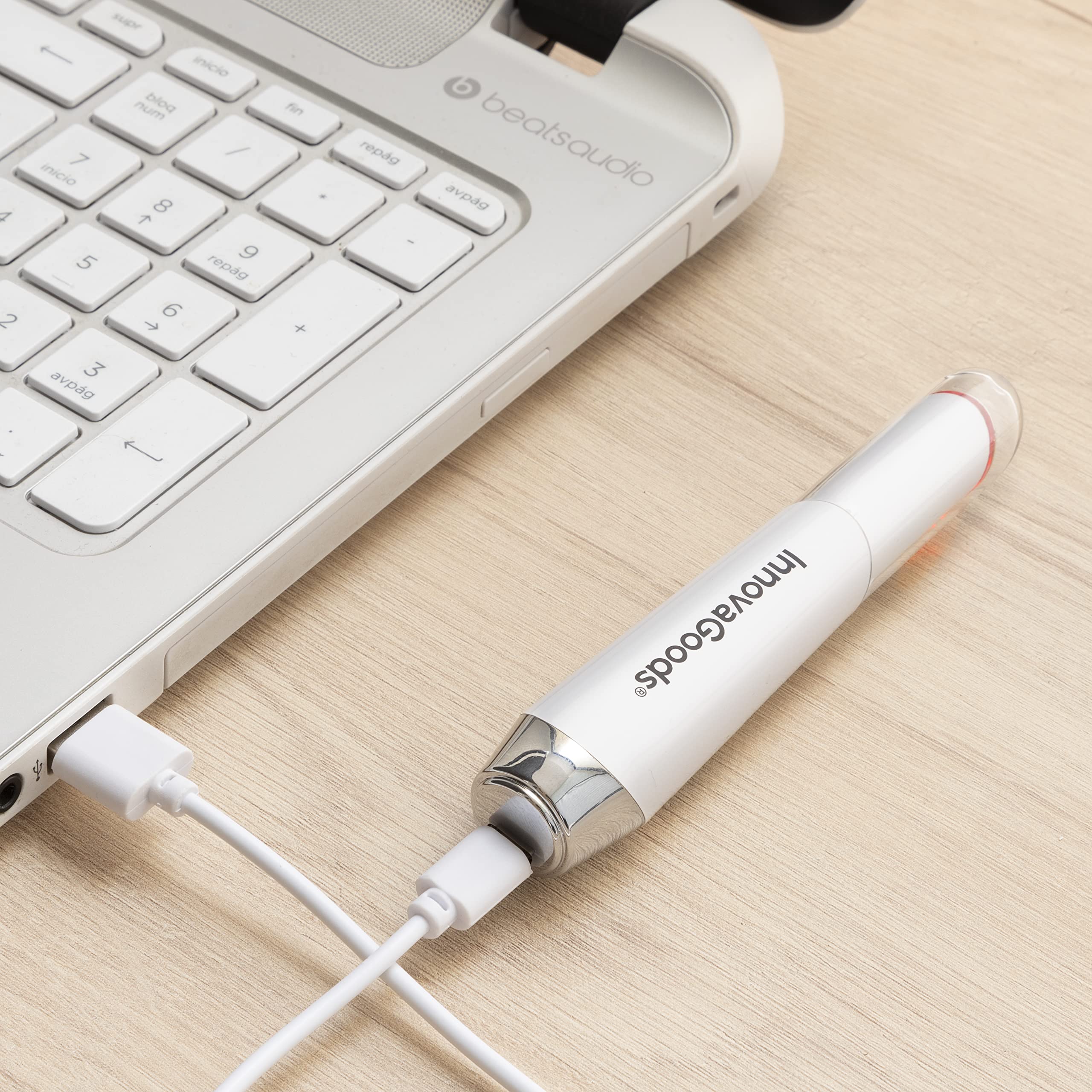 InnovaGoods® massaggiatore elettrico per oculare anti-rughe e anti-età, fototerapia per oculare