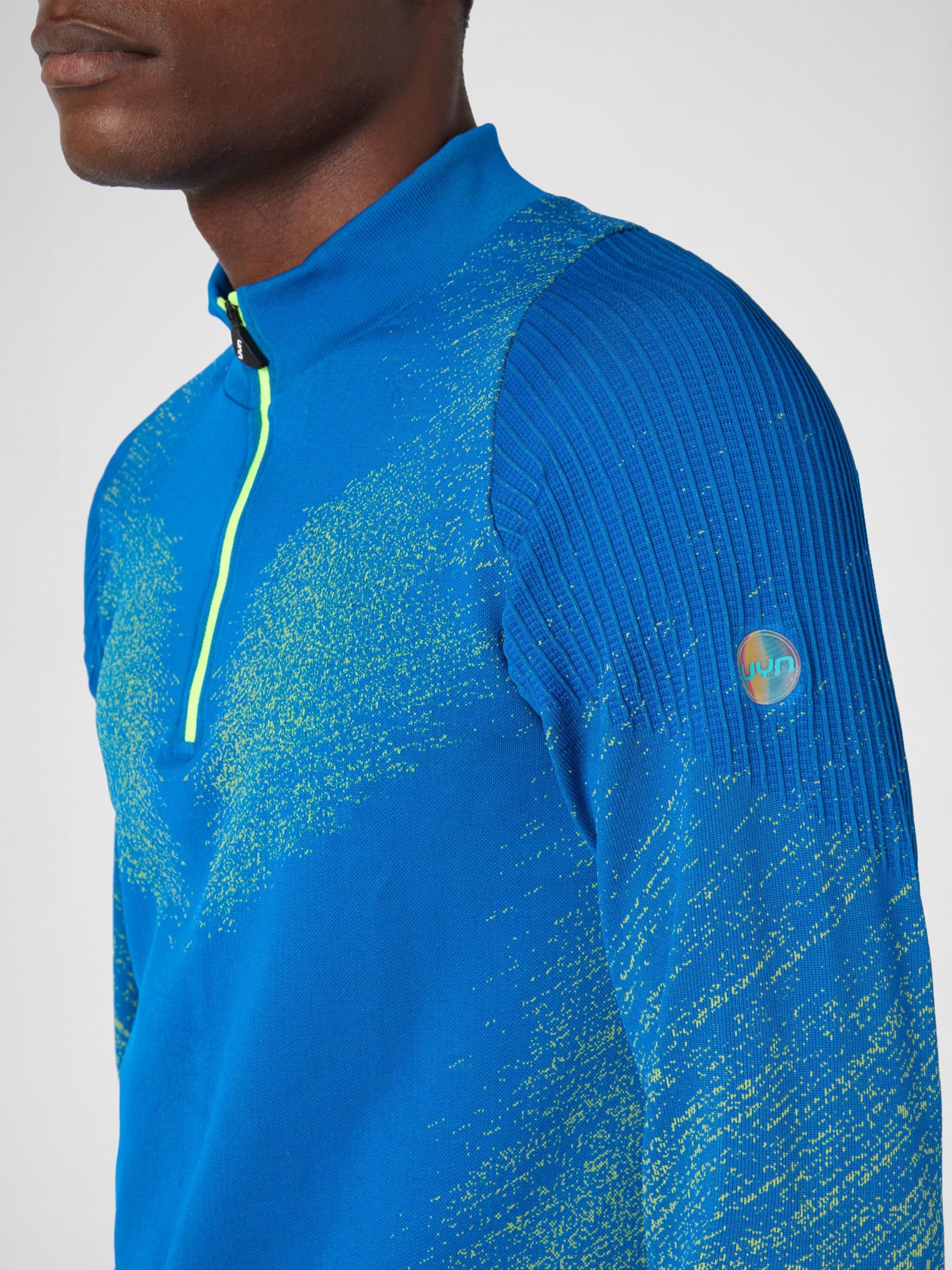 UYN Running Exceleration Long SL.Zip Up T-Shirt Uomo