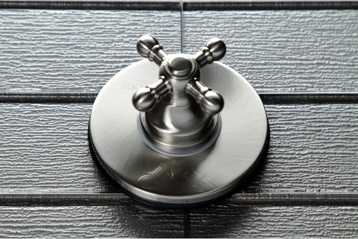 Kingston Brass KS3038BX 3-Way Diverter Valve with Trim Kit, Brushed Nickel