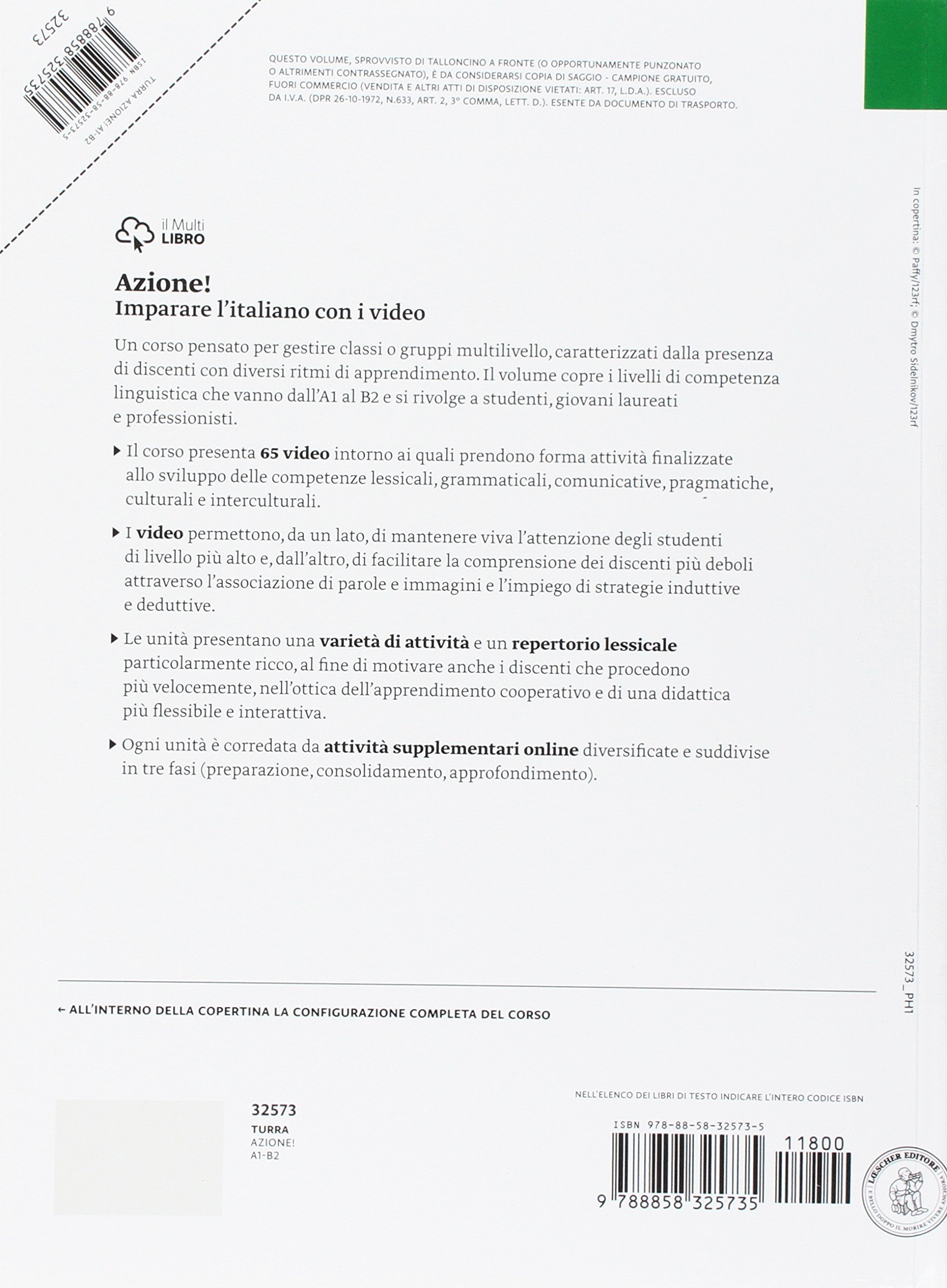 Azione! Imparare l’italiano con i video. Livello A1-B2. Con espansione online