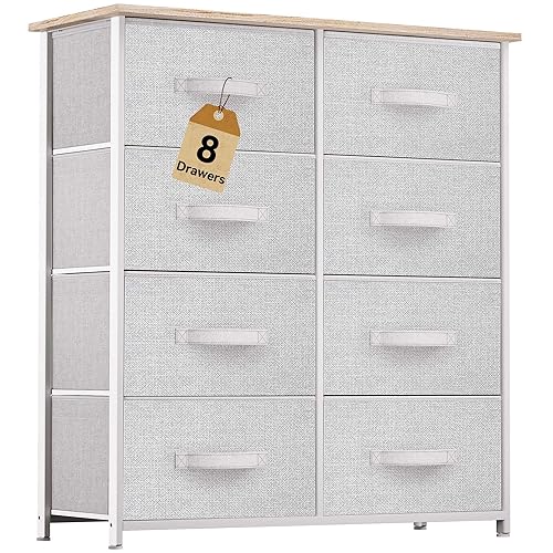 YITAHOME 8 Drawers Dresser - Fabric Storage Tower, Organizer Unit