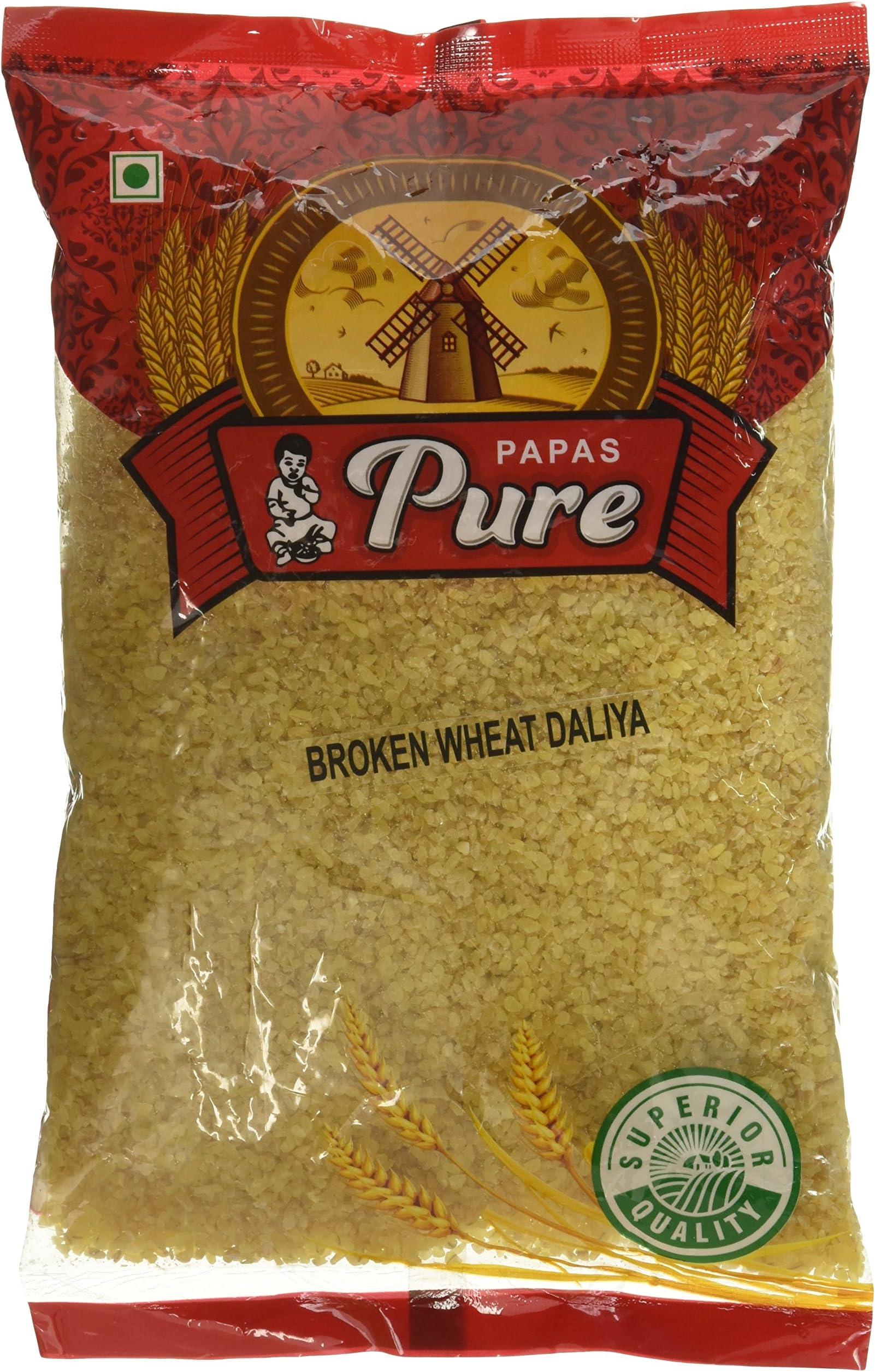 Papas Pure Broken Wheat Dalia, 500g