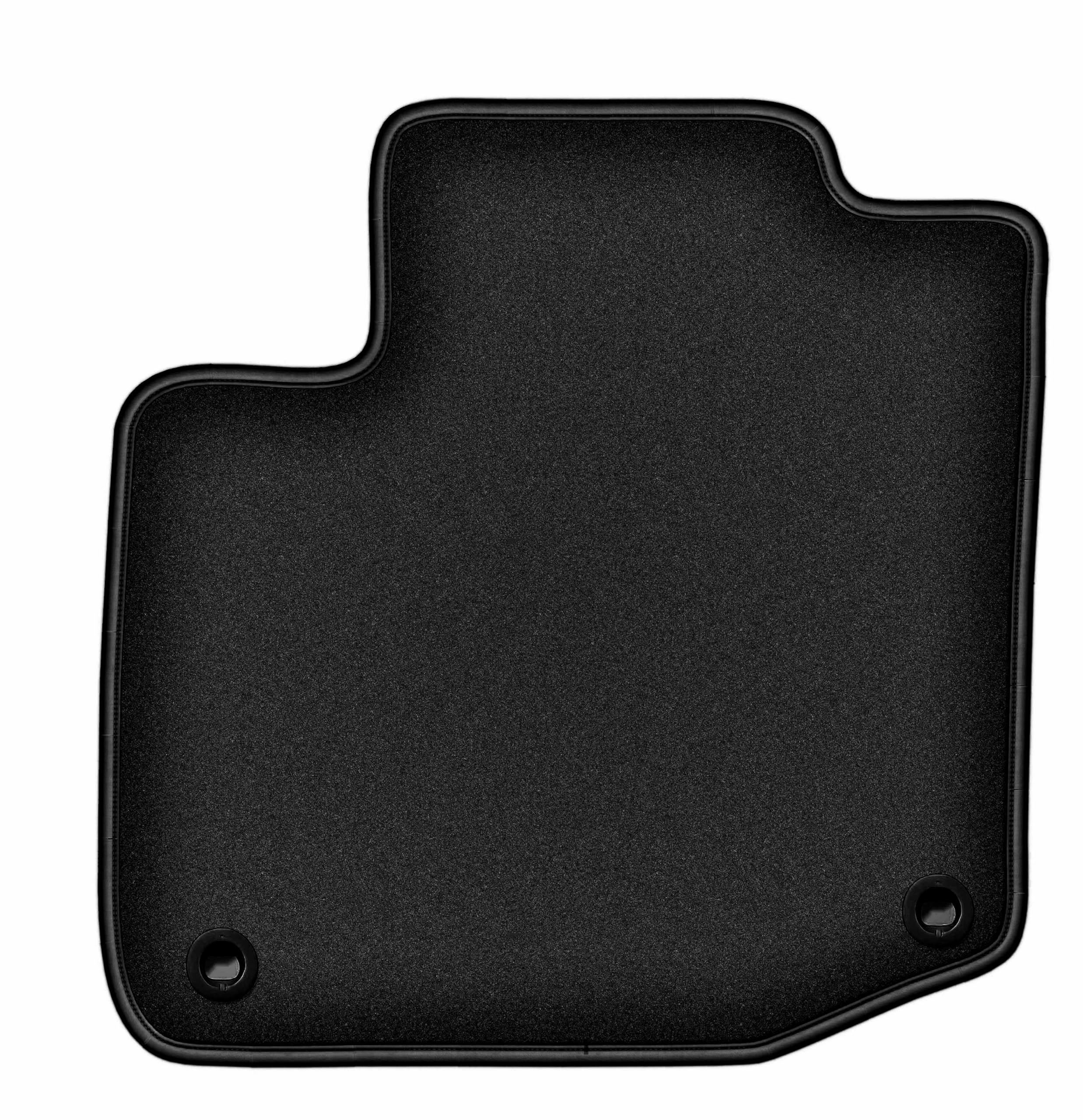 Tapis de sol Honda Civic IX velours noir avec dessous caoutchouc Durban - 8