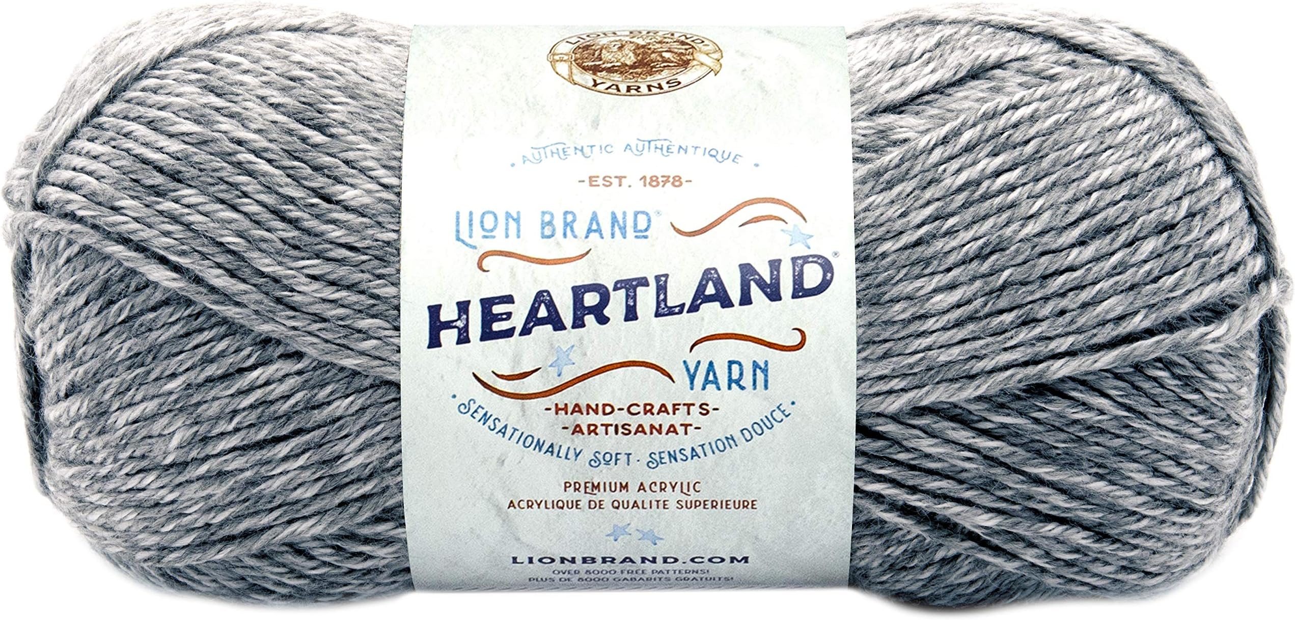 Lion Brand Heartland Yarn (3-Pack) Mount Rainier 136-150