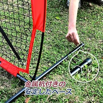 野球用バッティングネット 一式 ステンレス金具付き 楽天市場】バッティングネット バッティングティー 穴あきボール