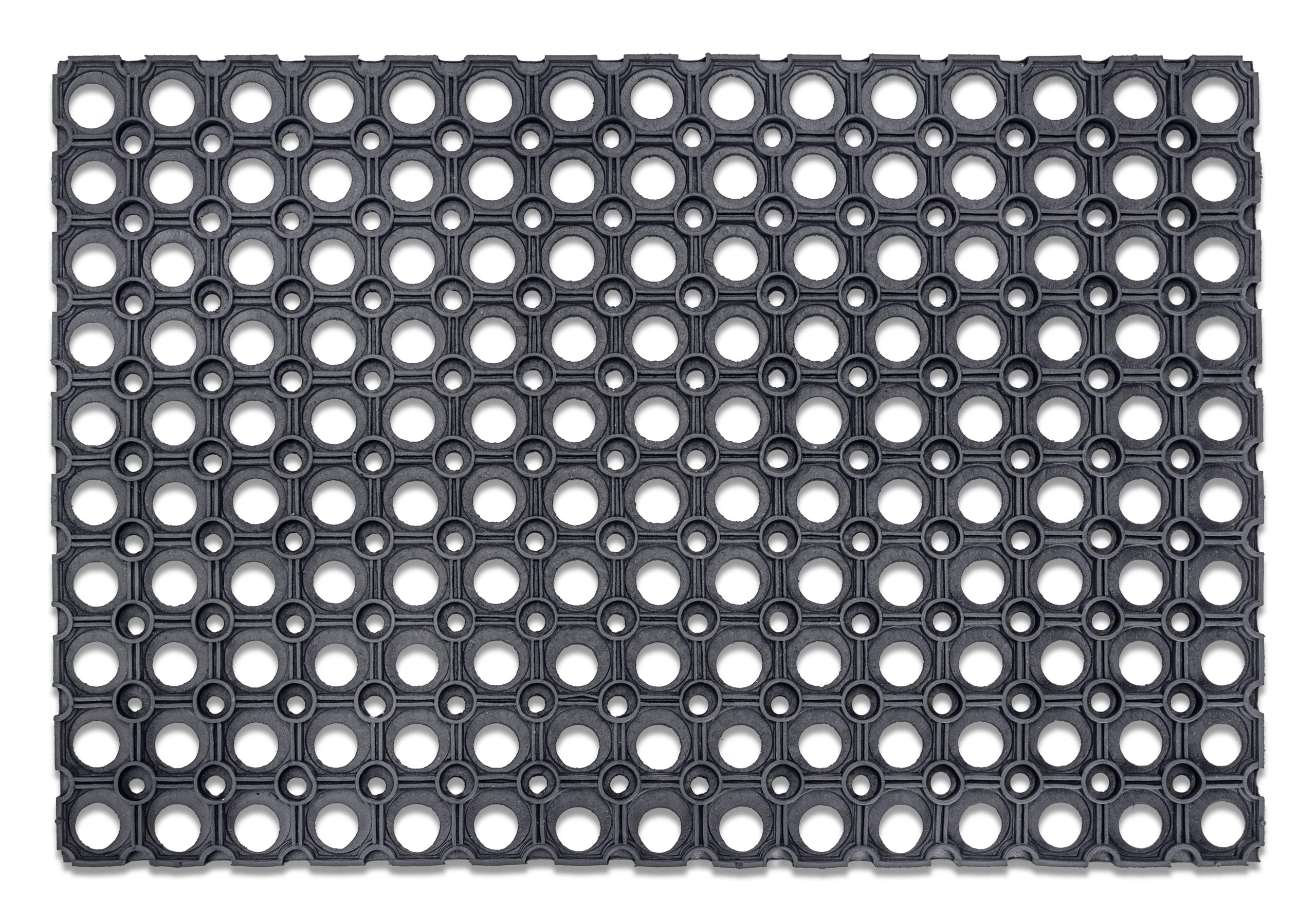 Carpet Diem Gummi Fußmatte für außen Bereich bei Schnee und Regen, rutschfest, Bester Fußabtreter Außenbereich 60x80 cm