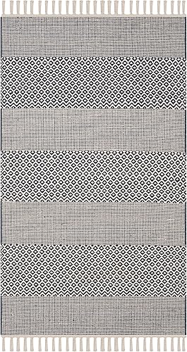 Vista 43 de Safavieh., Algodón, Marfil/Gris Acero