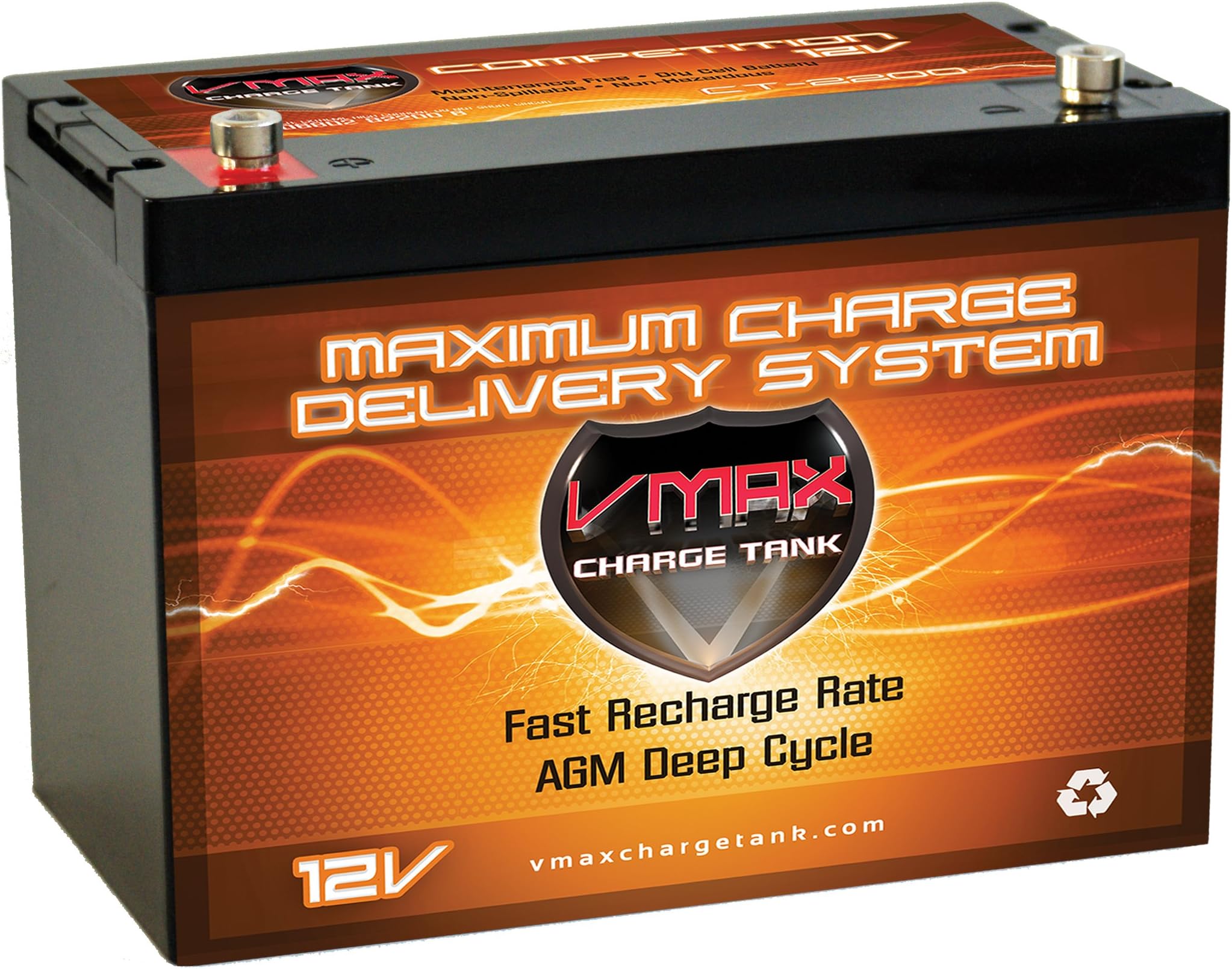 VMax Charge Tank 2200 Watt Ultimate Car Audio Charge Tank Battery