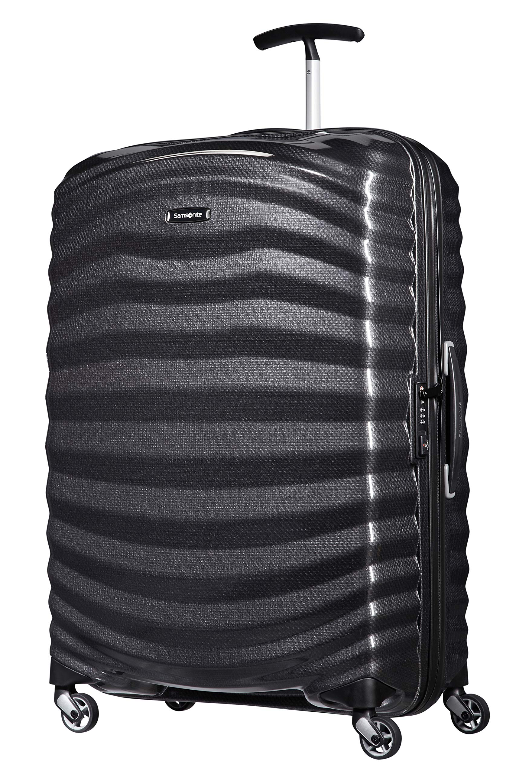Samsonite Lite -Shock - Spinner L Suitcase, 75 cm, 98,5 L, Noir (Noir) Schwarz Spinner L - 75cm - 98.5 L