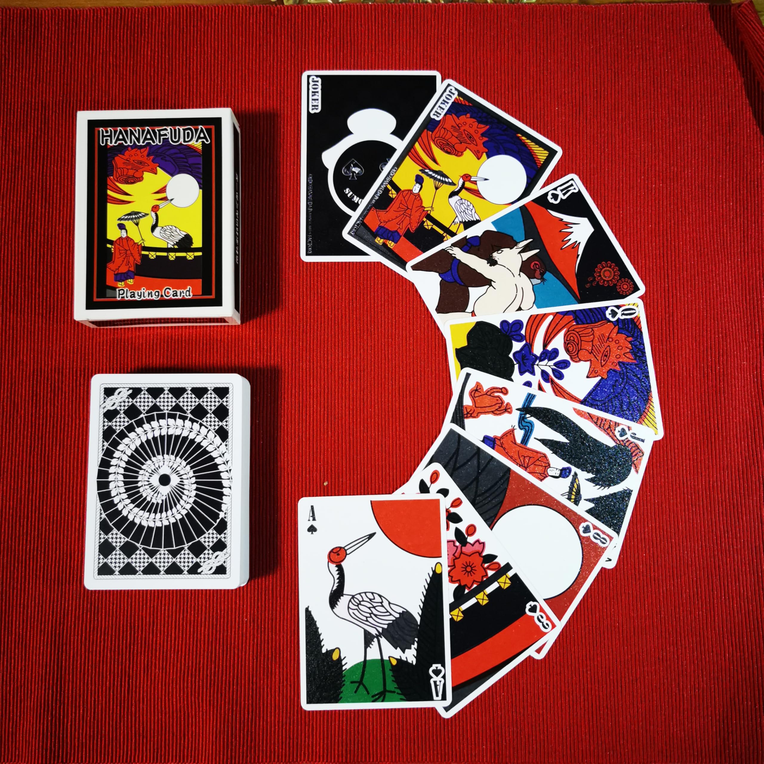 HANA Playing Cards トランプ Amazon.co.jp: 花札トランプ HANAFUDA Playing Cards 丈夫で長持ち