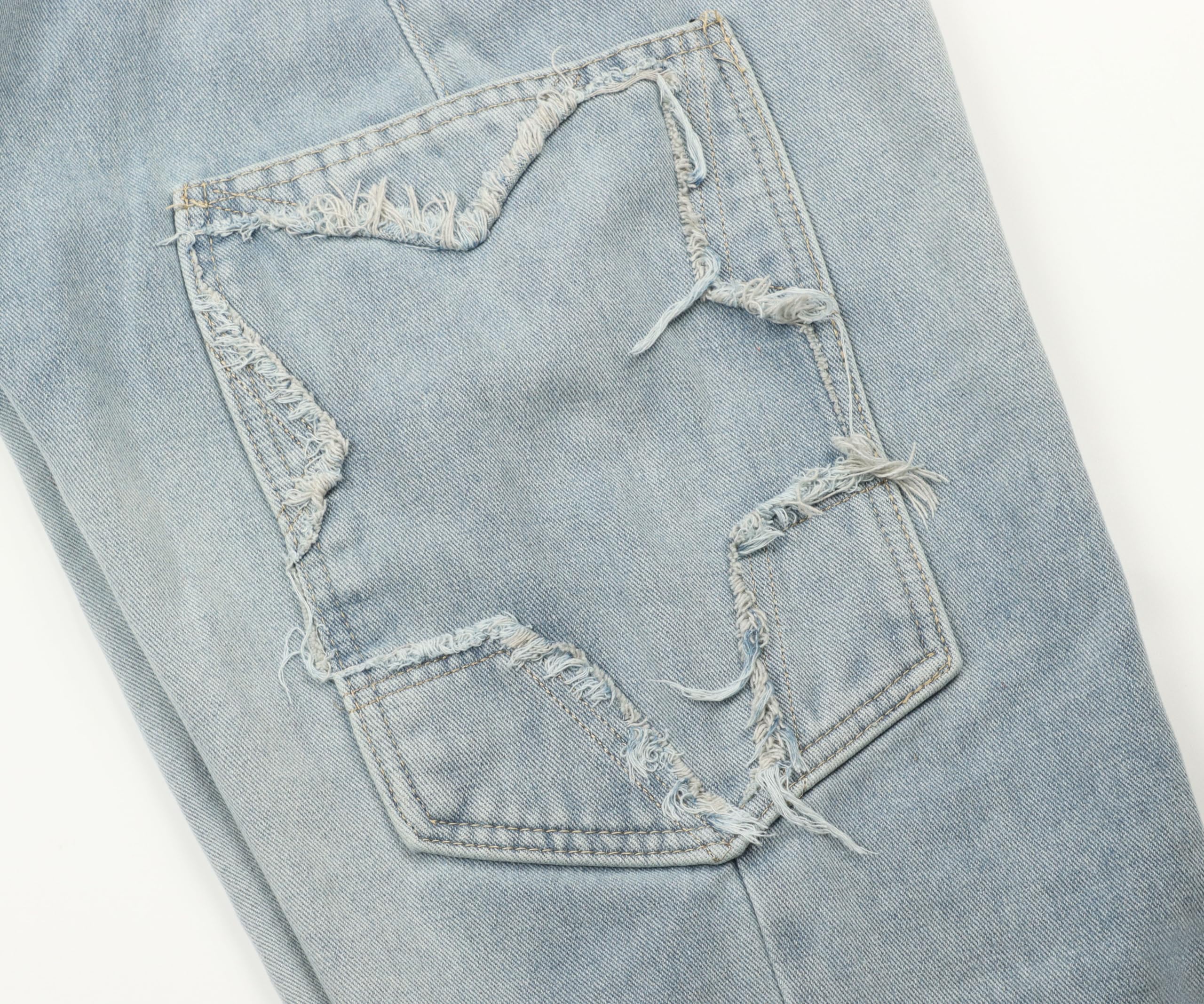 Star Jeans Y2k Baggy Jeans Damen Große Taschen