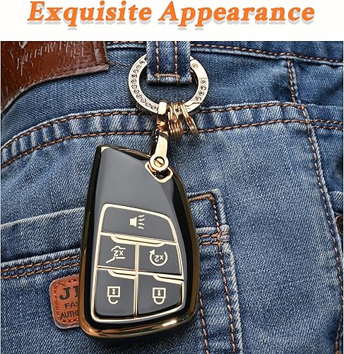 Miniatura 6 de Funda para llavero compatible con Chevy Silverado  Funda de TPU suave compatible con Chevy Silverado 1500 GMC Sierra 1500 Yukon Suburban Tahoe