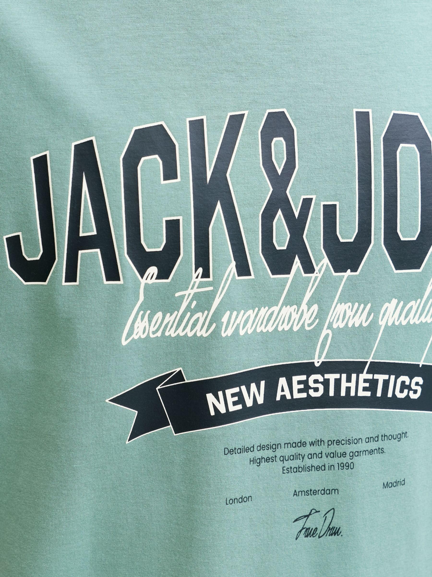 JACK & JONES Jjelogo tee SS O-Neck 2 Col Ss26 Sn Hombre (Pack de 1)