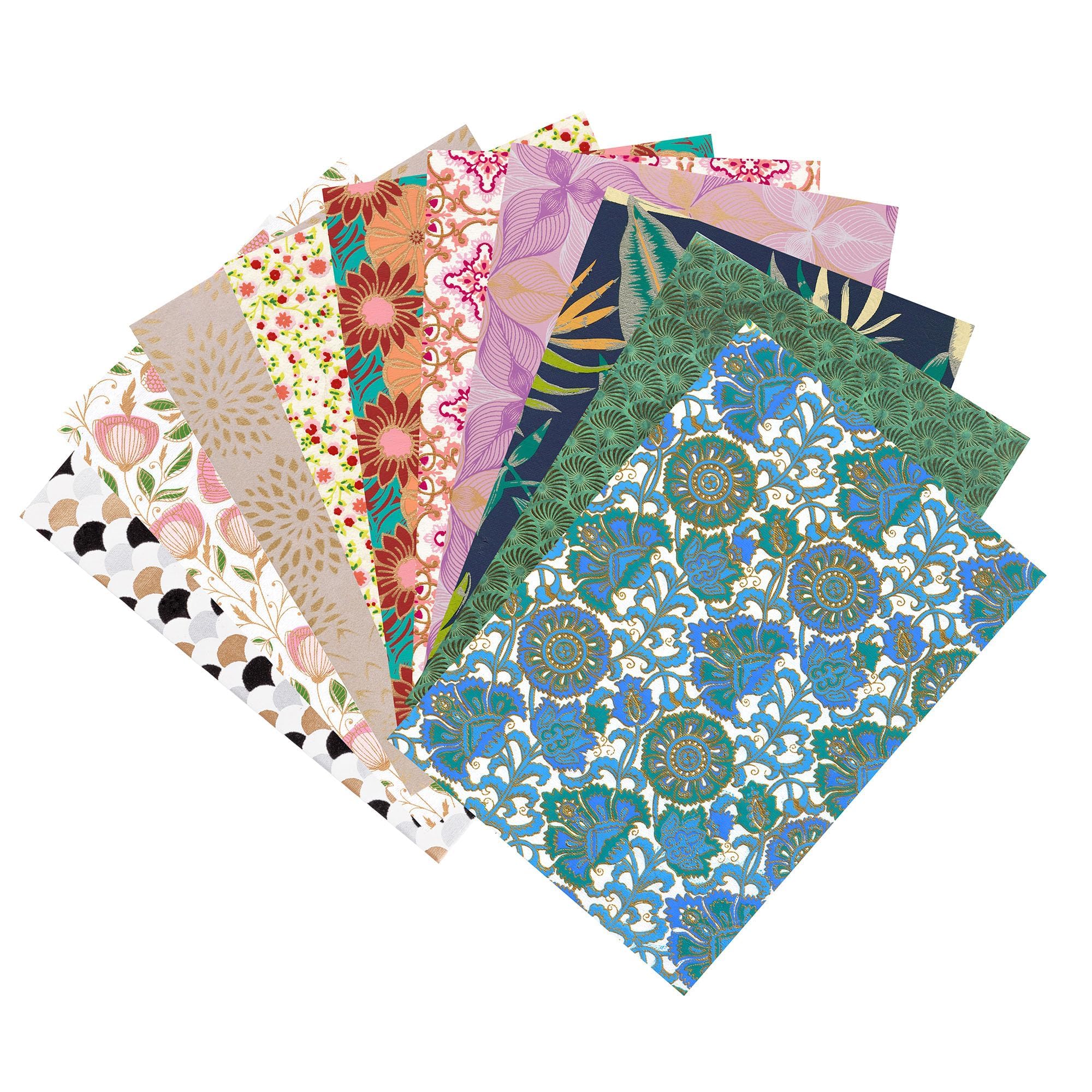 Clairefontaine 95218C Maxi-Bloc de 80F de Papiers Artisanaux A4 21x29,7cm