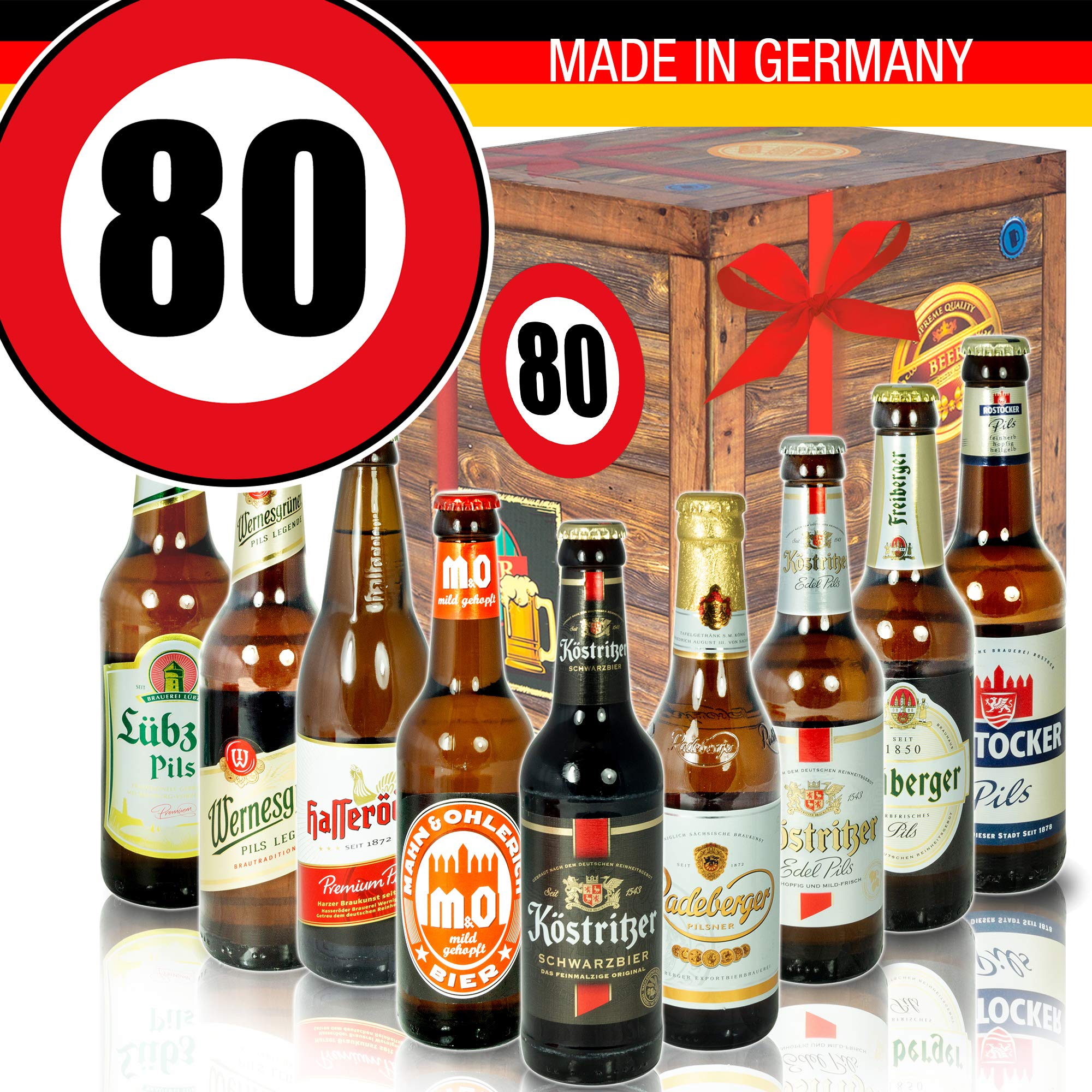 Bierbox DDR - Bier Geschenk - Geburtstag 80 - Geschenk Vater