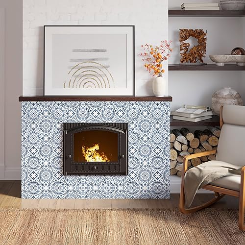 Miniatura 7 de SVNOOC Adhesivos para azulejos autoadhesivos de 6 x 6 pulgadas, adhesivos decorativos de pared para cocina, baño, azulejos, impermeables, extraíbles