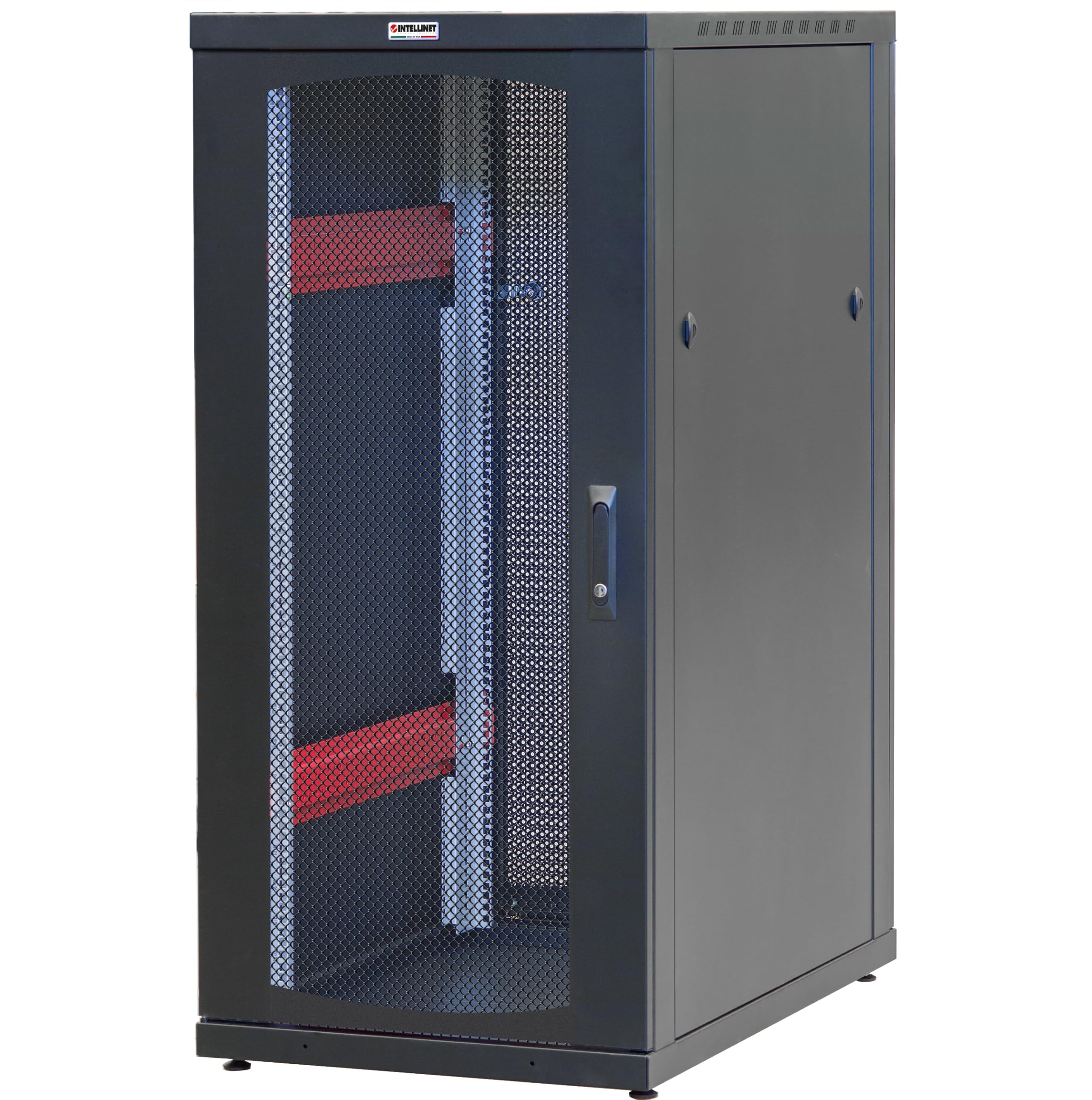 INTELLINET 928694 Armadio Server Rack 19" 600x1000 20 Unita' Nero Grigliato serie IdealNET Nero