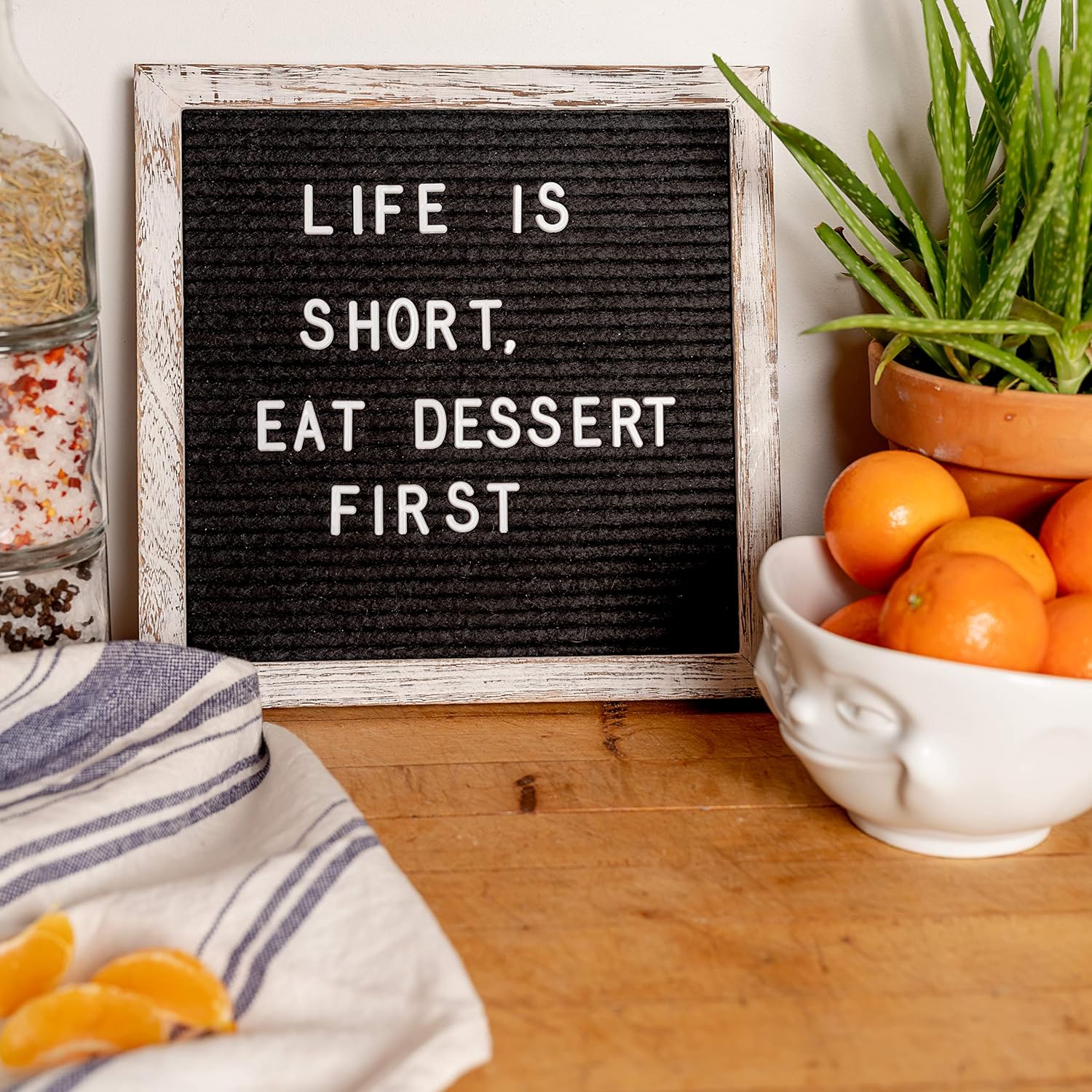 Felt Letter Board with Letters and Numbers 10x10 Inch, Felt Board with Letters Back to School Sign Classroom Decor, Baby Announcement Sign, First Day of School Board, Wifi Password Sign : Office Products