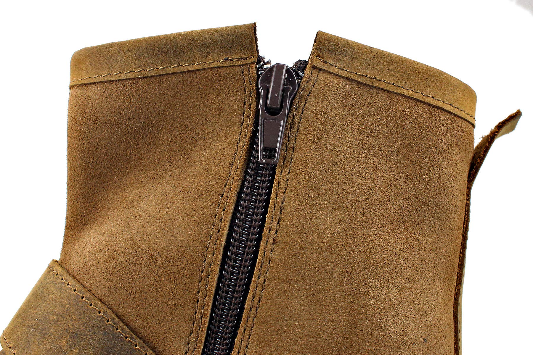 osstone Moto Botte Hommes Rivet Boot Bottes Vintage Cheville Hiver Boot Casual Cowboy Chaussures OZ-5008-1