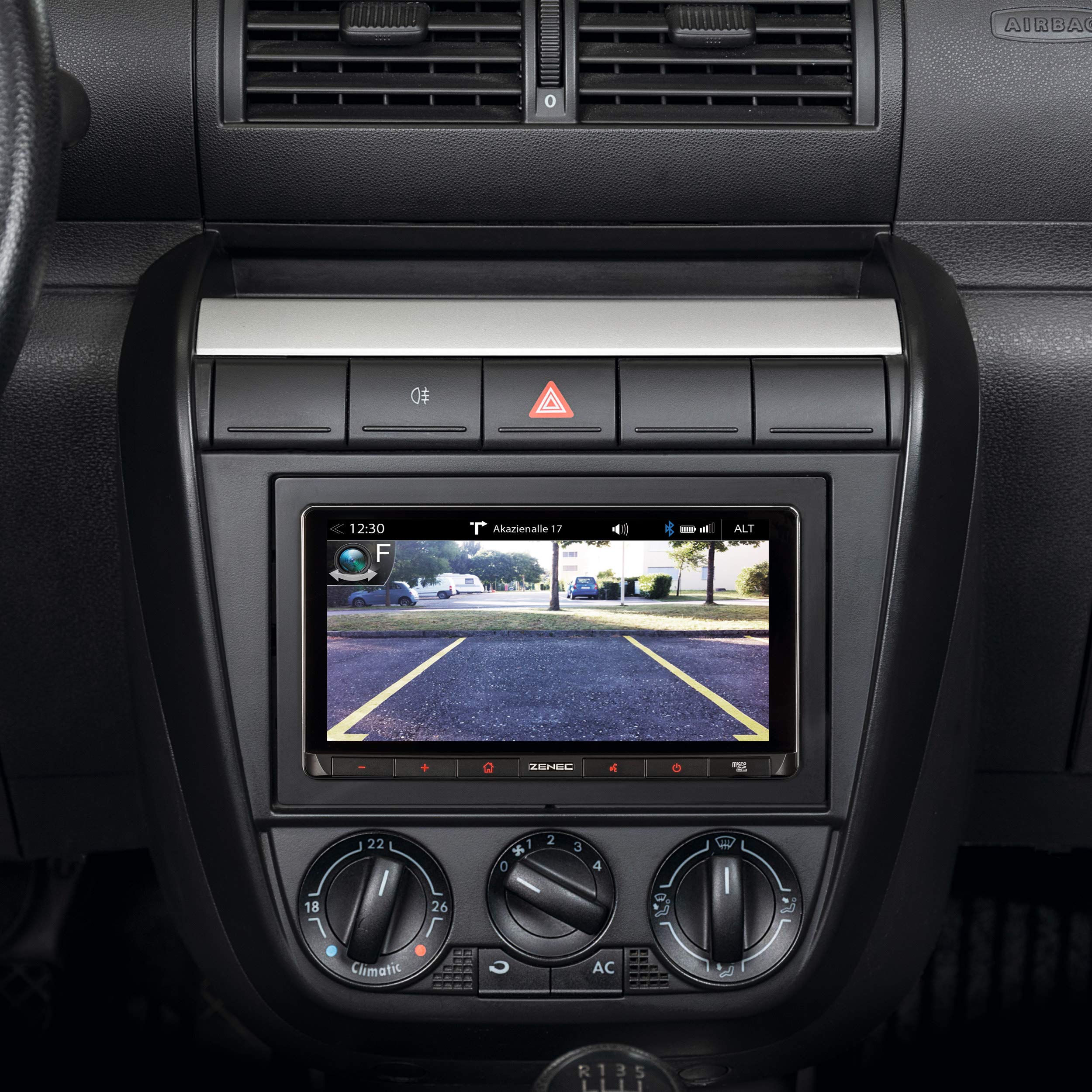 ZENEC Z-N528: radio samochodowe 2-DIN, system multimedialny z ekranem dotykowym 17,1 cm/6,75", DAB+, Bluetooth, USB, centrum multimedialne z Apple CarPlay i Google Android Auto