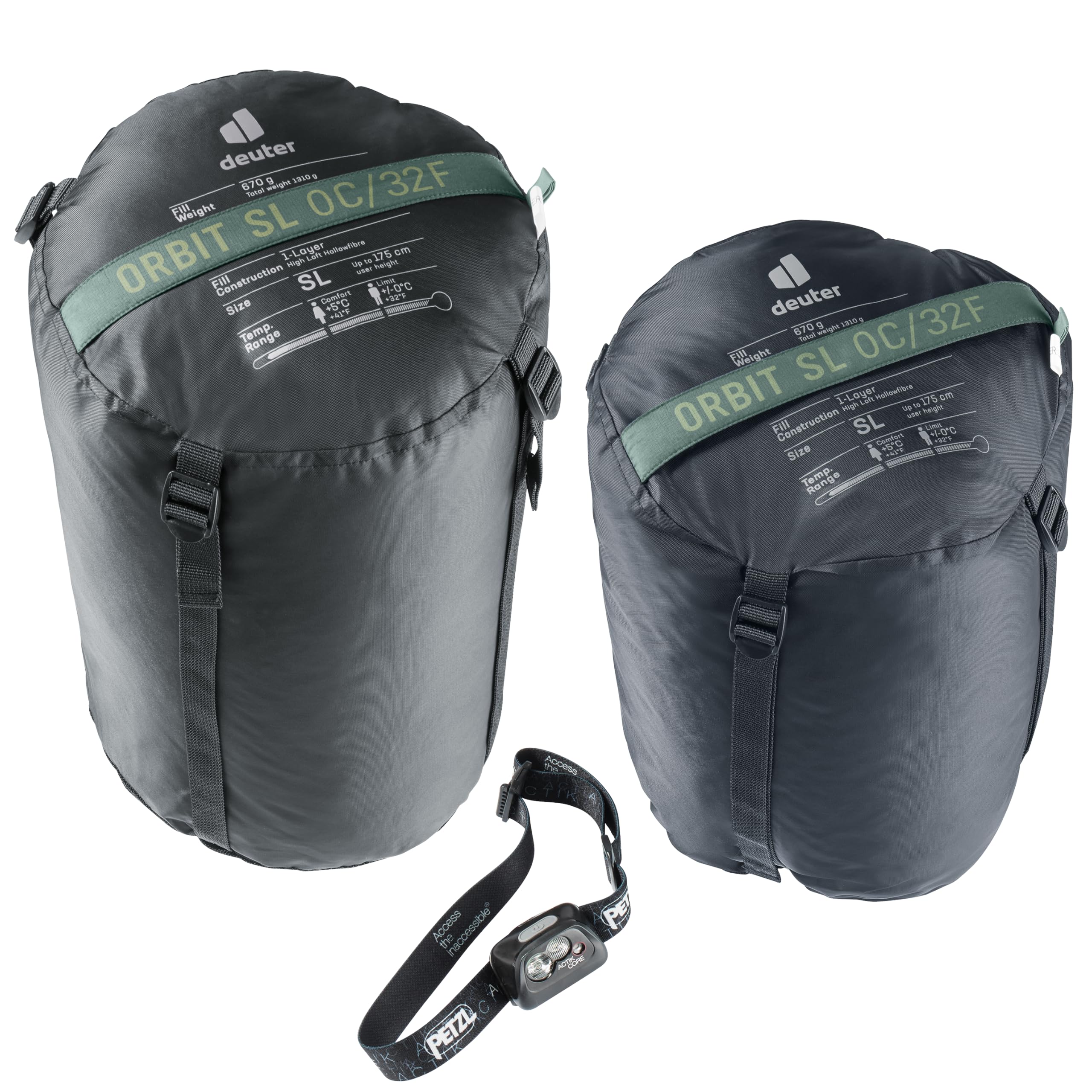 deuter Orbit SL 0C/32F Saco de Dormir de Fibra sintética para Mujer